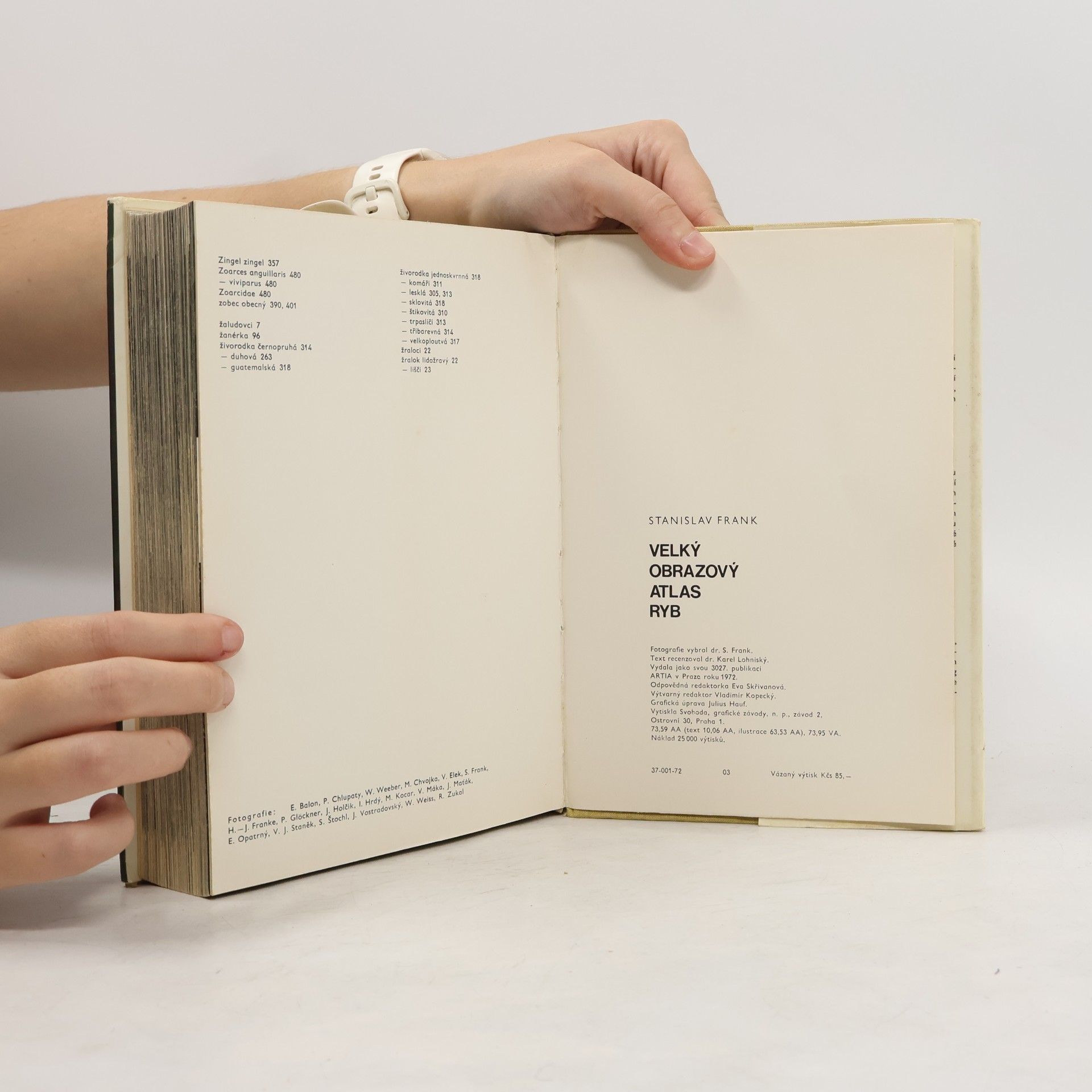 Stanislav Frank Velký obrazový atlas ryb