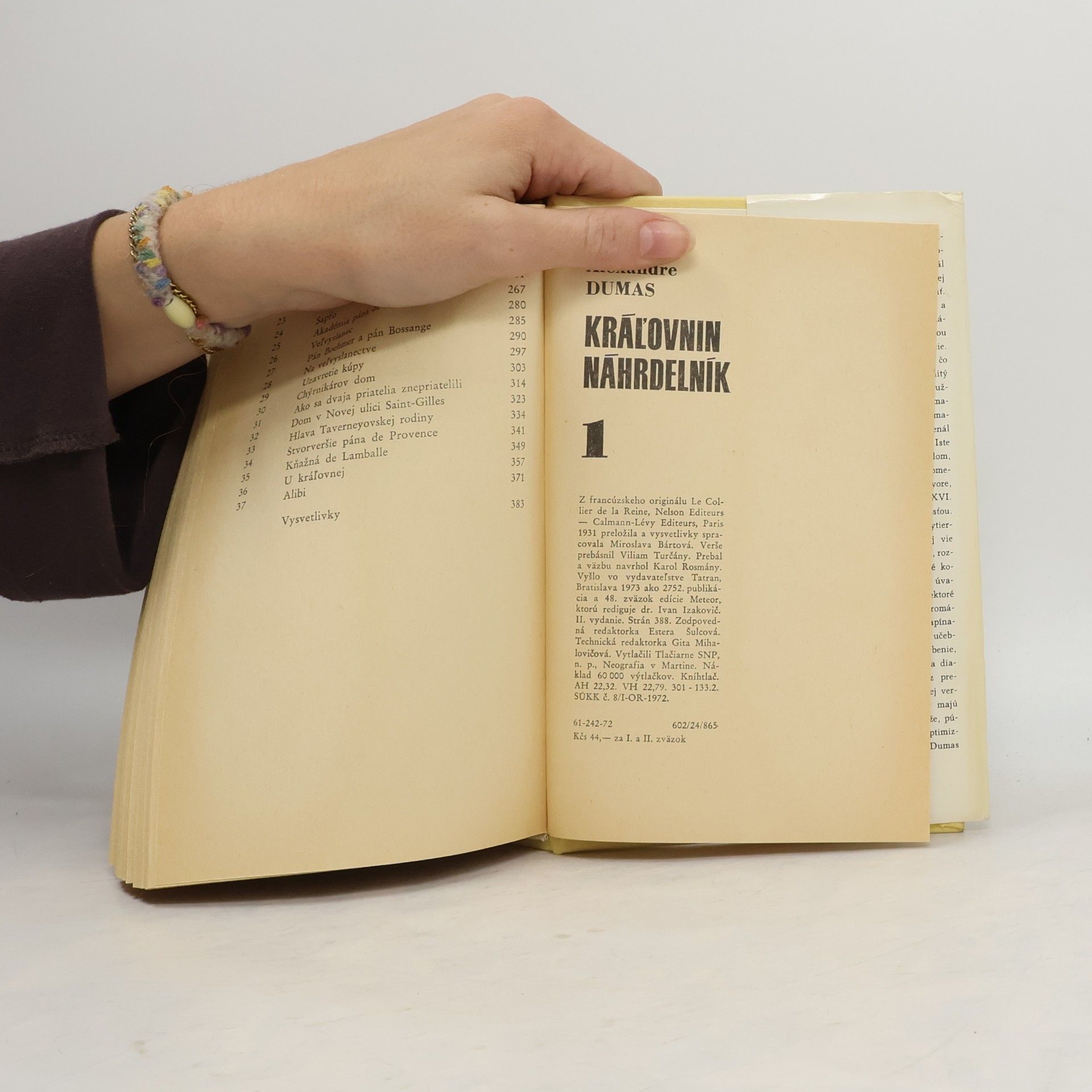 Alexandre Dumas starší Kráľovnin náhrdelník 1