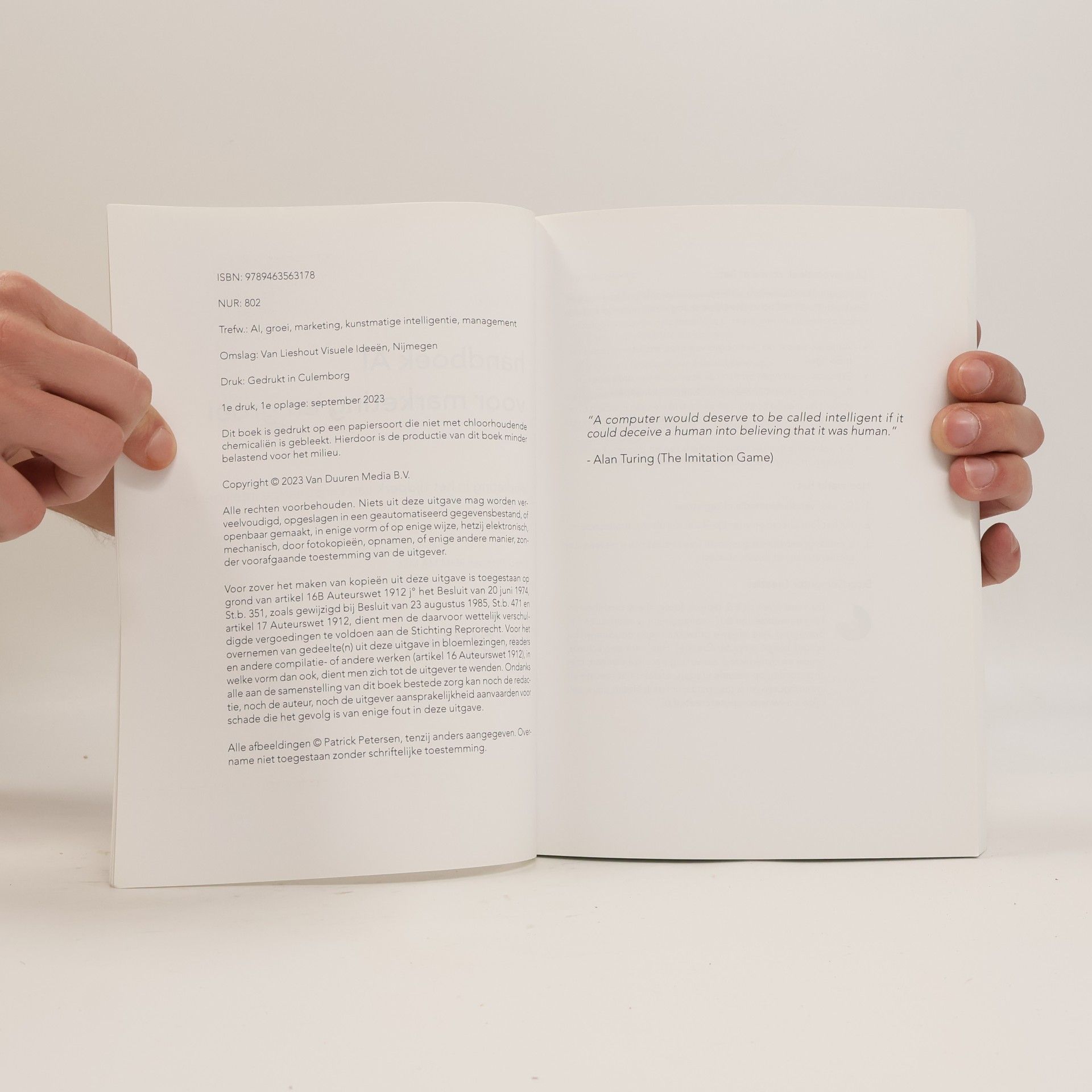 Patrick Petersen Handboek AI voor Marketing en Groei