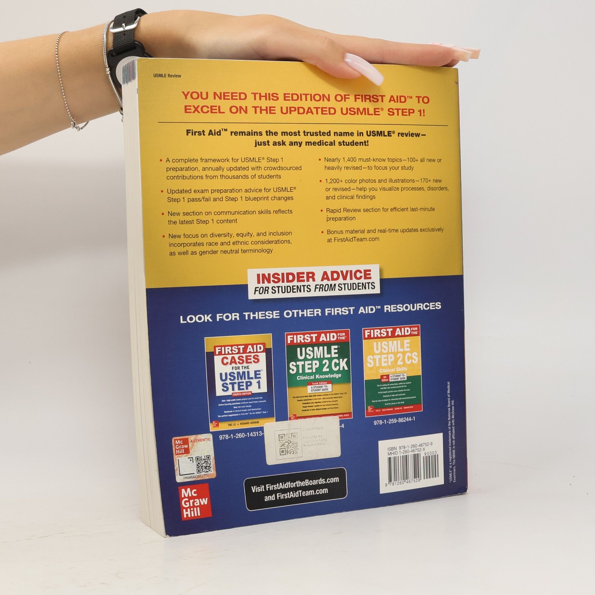 Vikas Bhushan First Aid for the USMLE Step 1 2021, Thirty First Edition
