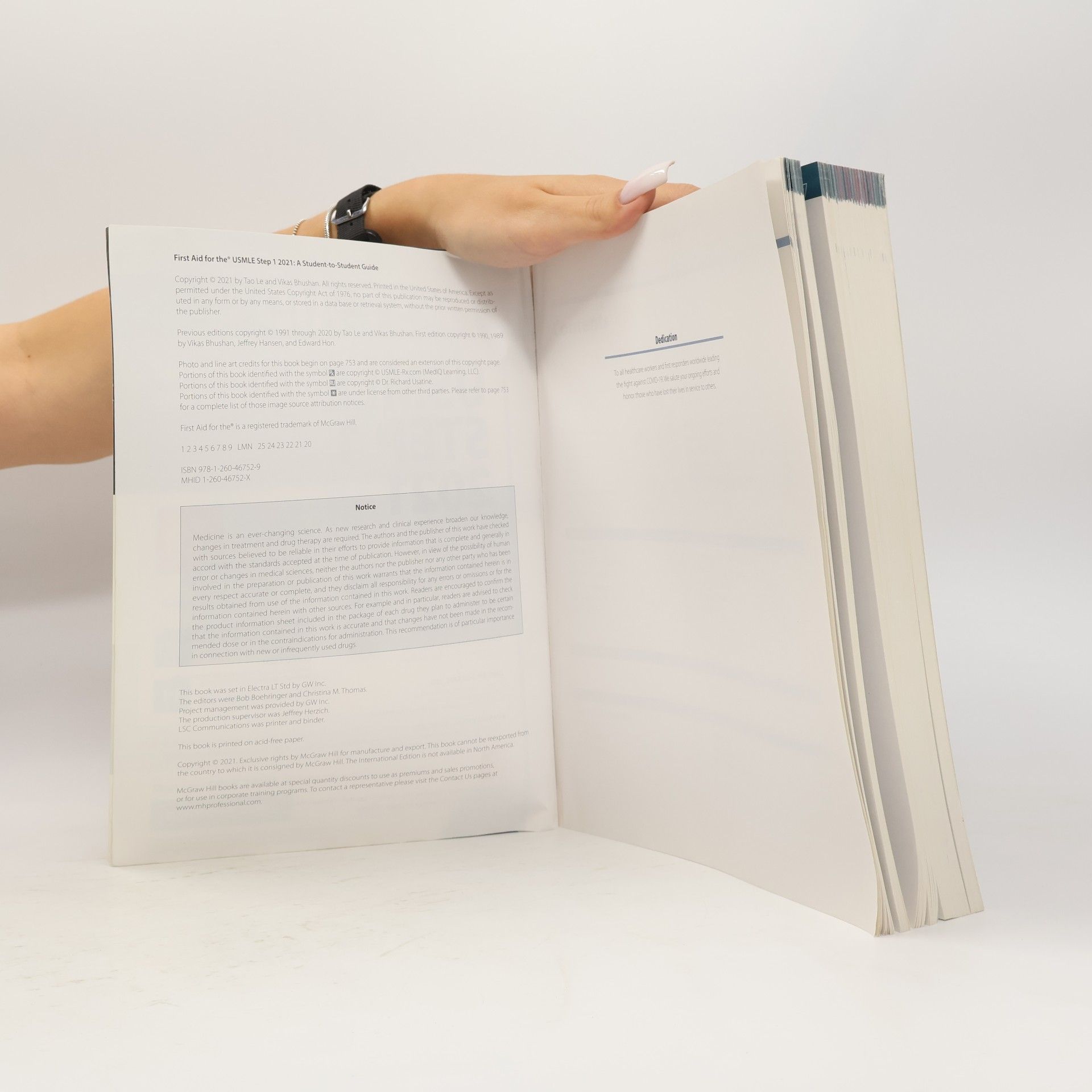 Vikas Bhushan First Aid for the USMLE Step 1 2021, Thirty First Edition