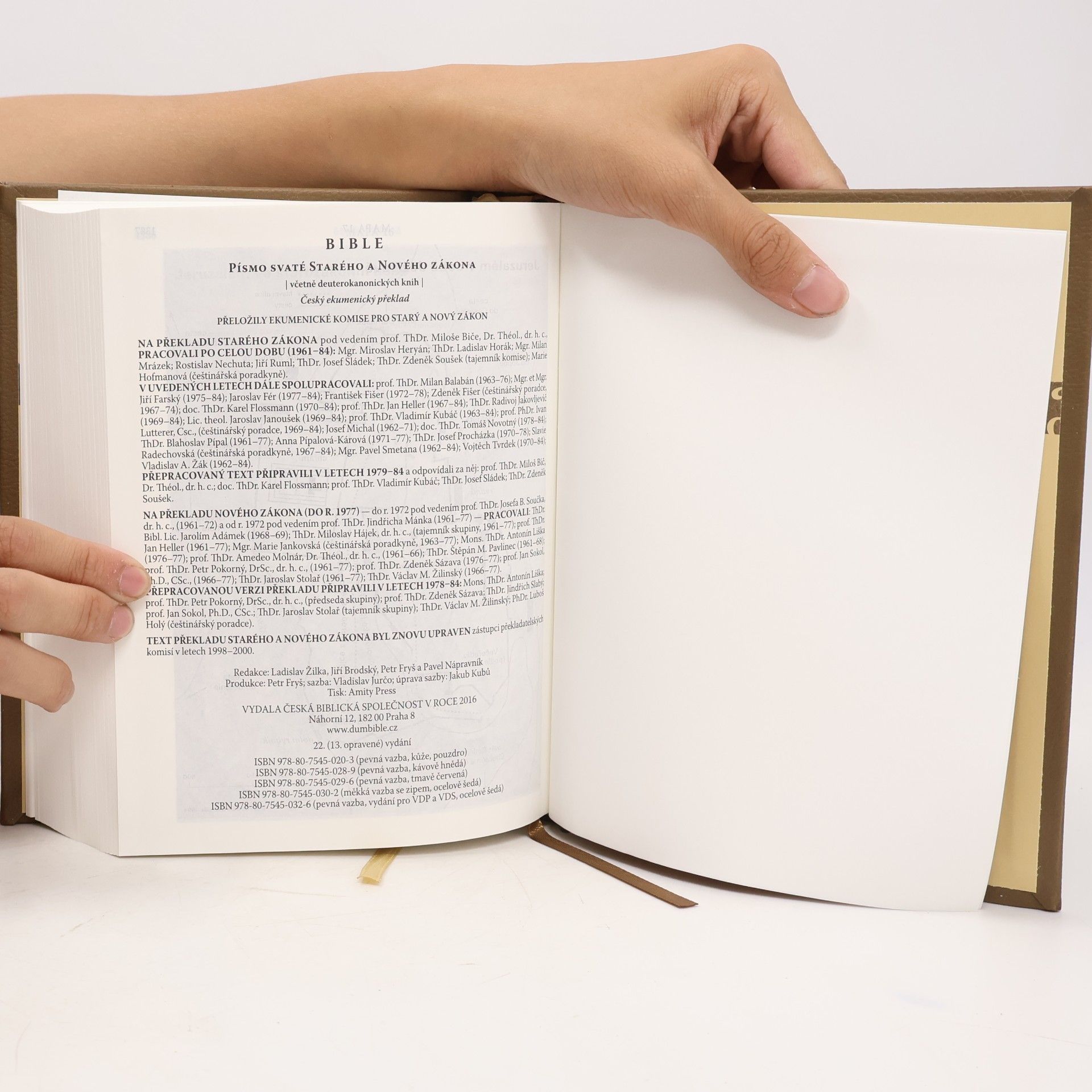 Miloš Bič Bible Písmo svaté Starého a Nového zákona včetně deuterokanonických knih Český ekumenický překlad
