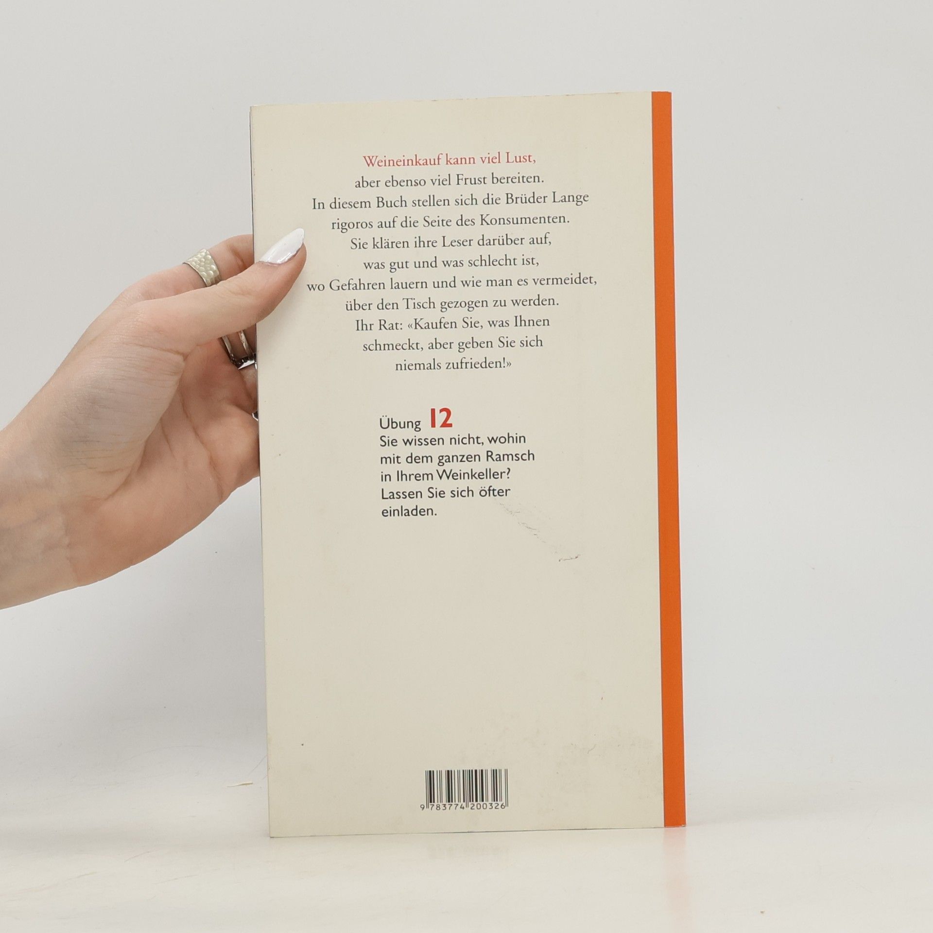 Cornelius Lange Crashkurs Wein