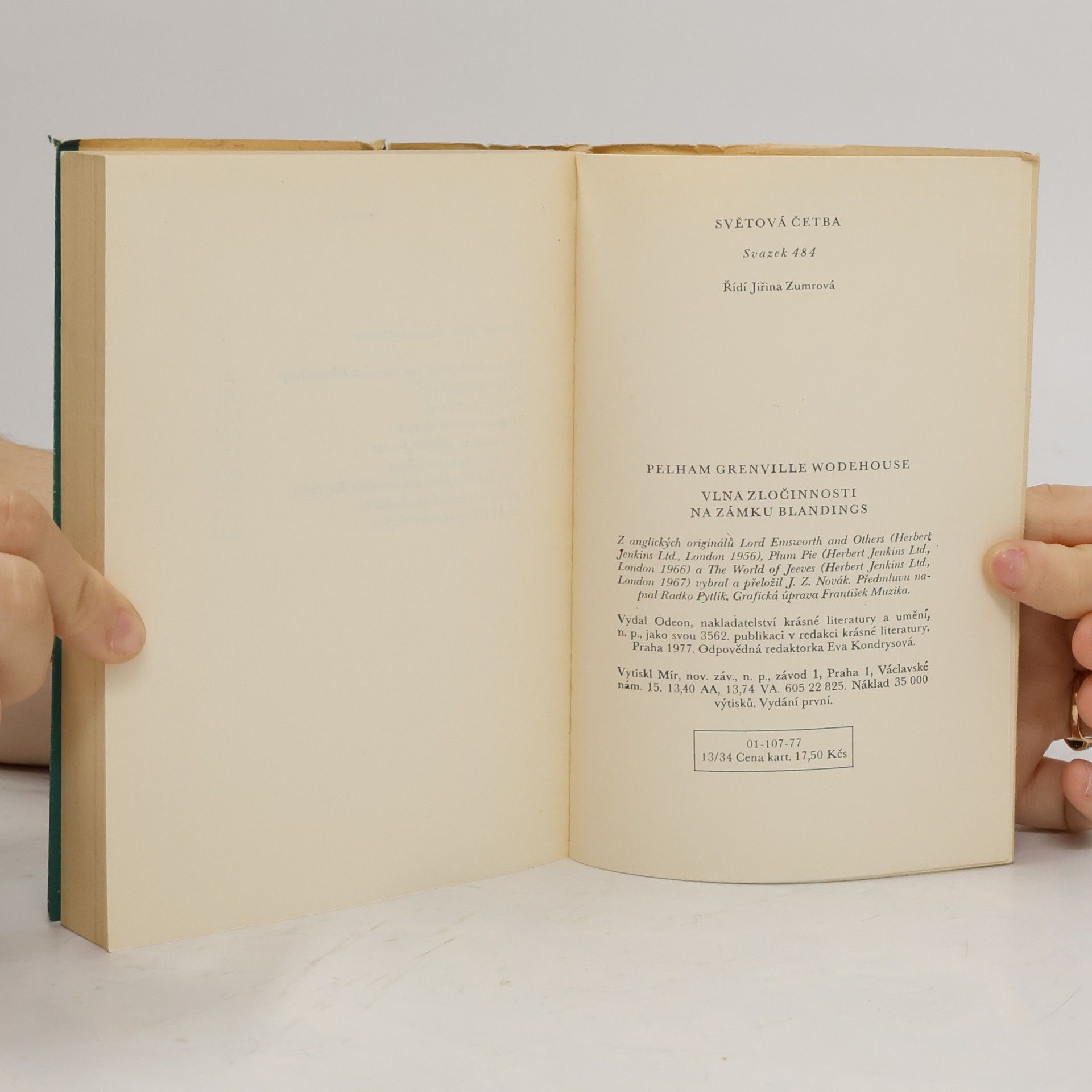 Pelham Wodehouse Vlna zločinnosti na zámku Blandings