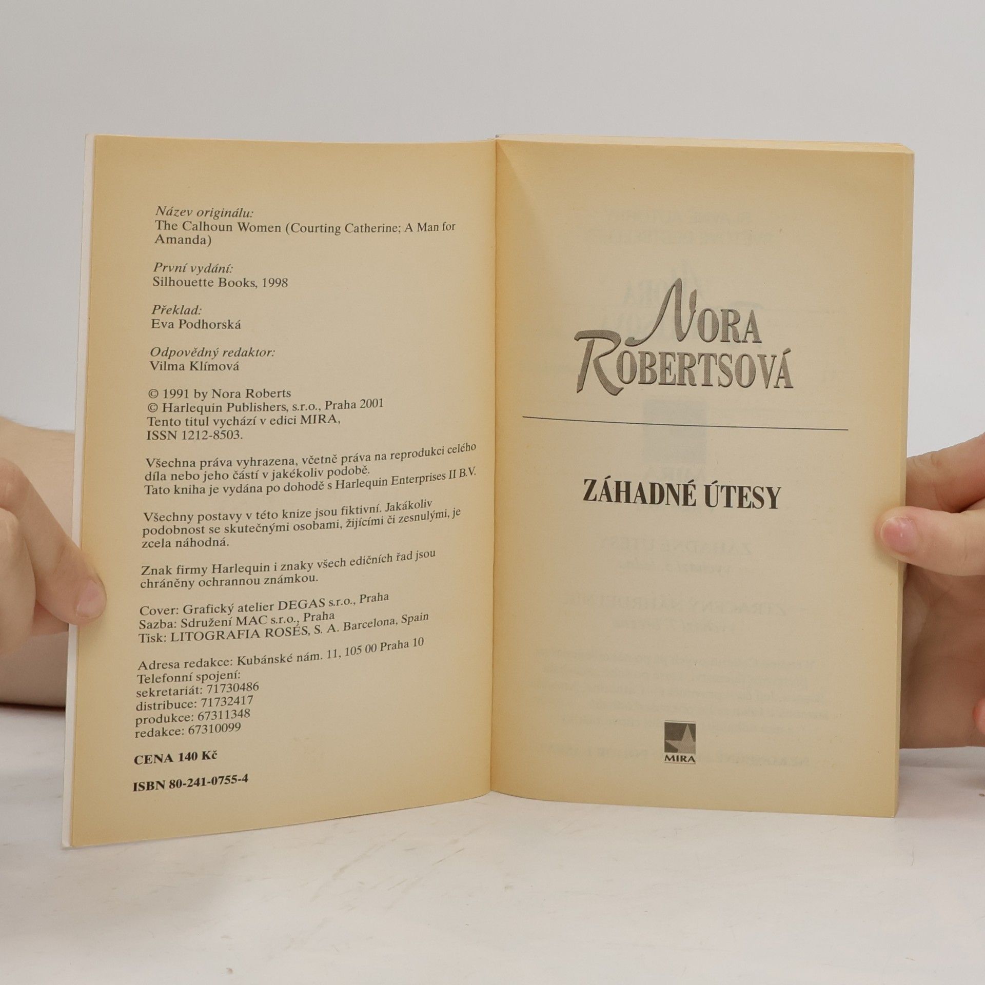 Nora Roberts Záhadné útesy