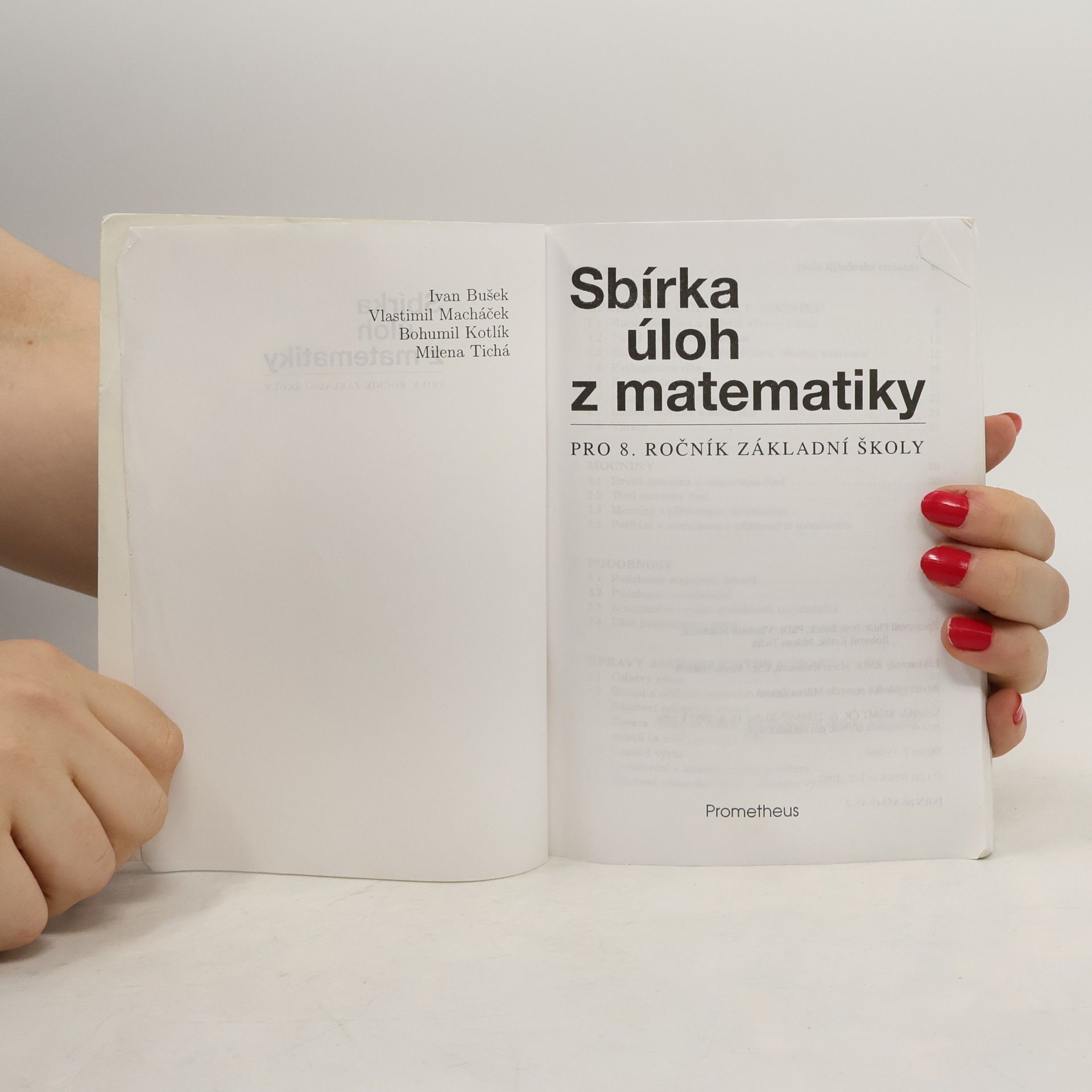 Ivan Bušek Sbírka úloh z matematiky pro 8. ročník ZŠ
