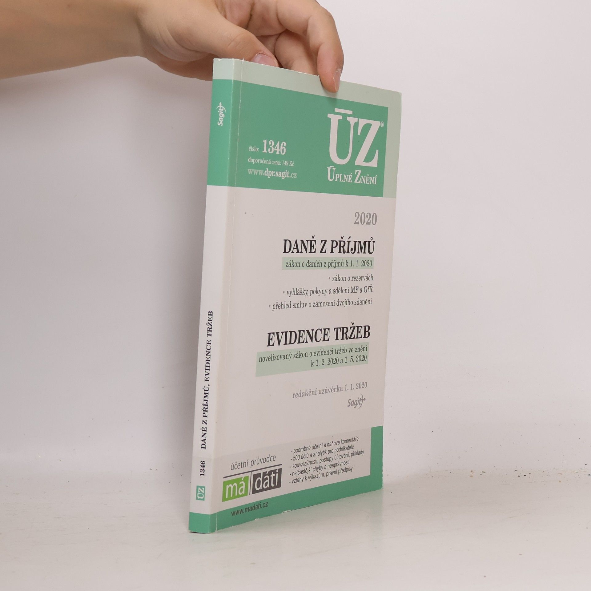 Collectif d'auteurs Daně z příjmů. Evidence tržeb