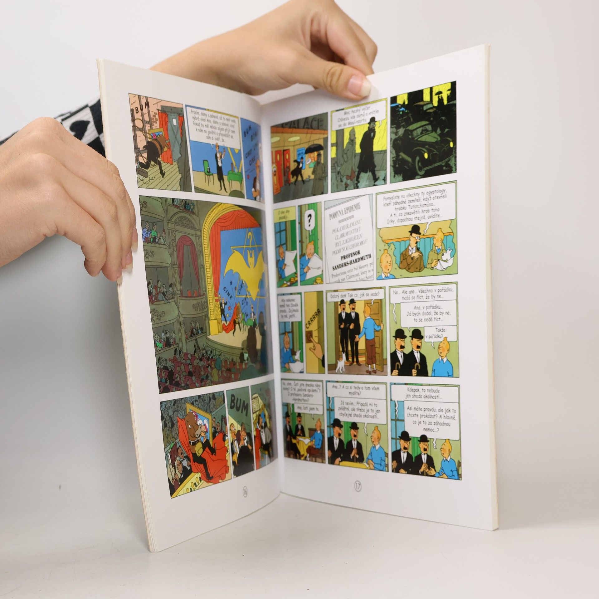 Hergé Tintinova dobrodružství. 7 křišťálových koulí