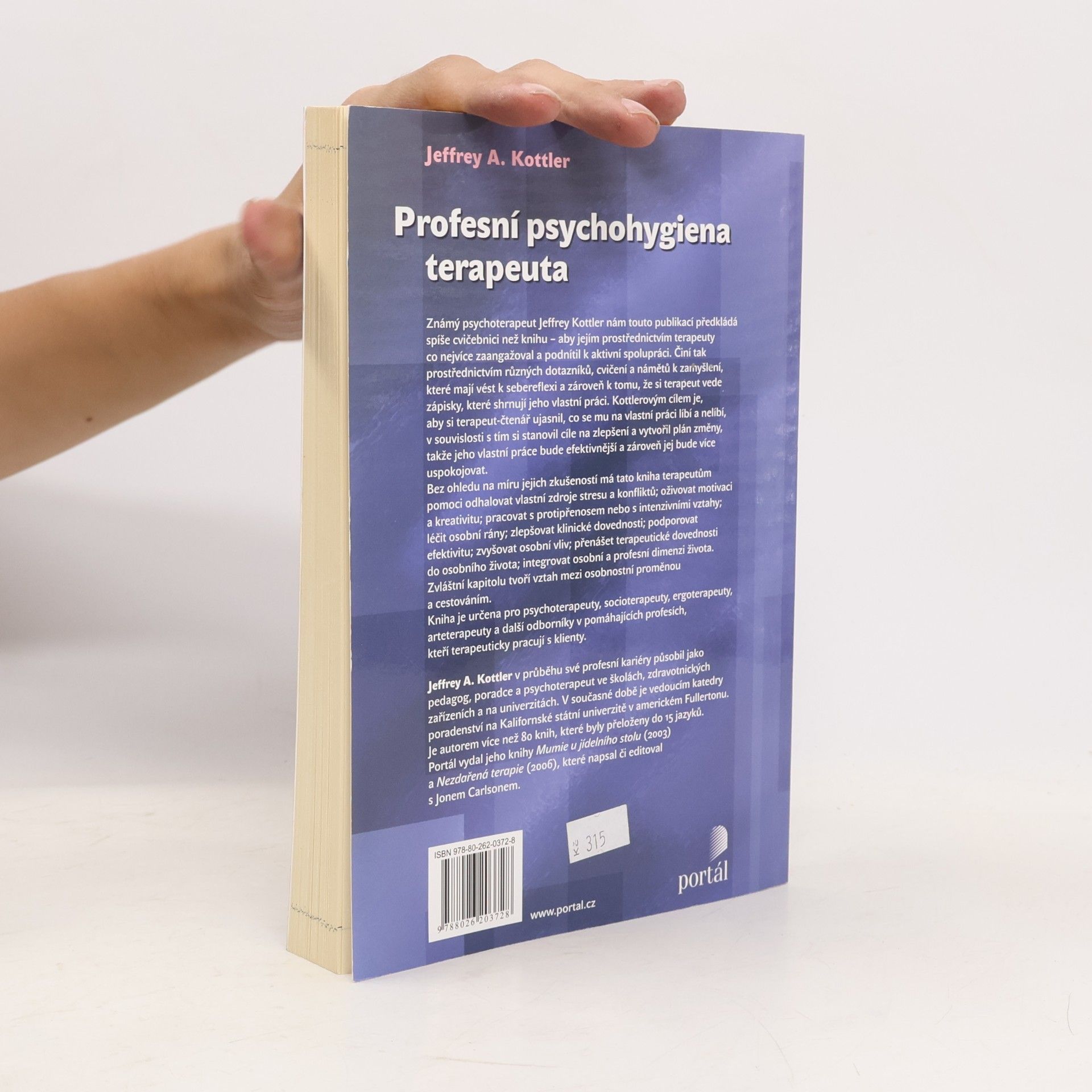 Jeffrey Kottler Profesní psychohygiena terapeuta