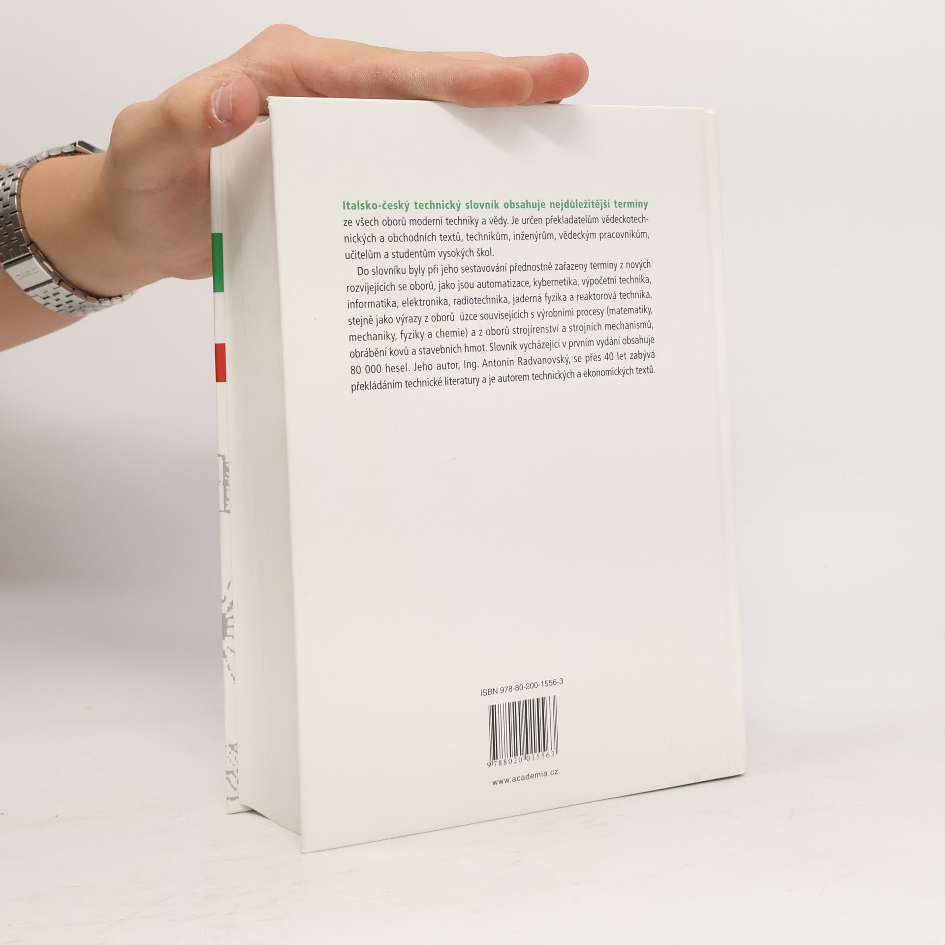 Antonín Radvanovský Italsko-český technický slovník = Dizionario tecnico italiano-ceco