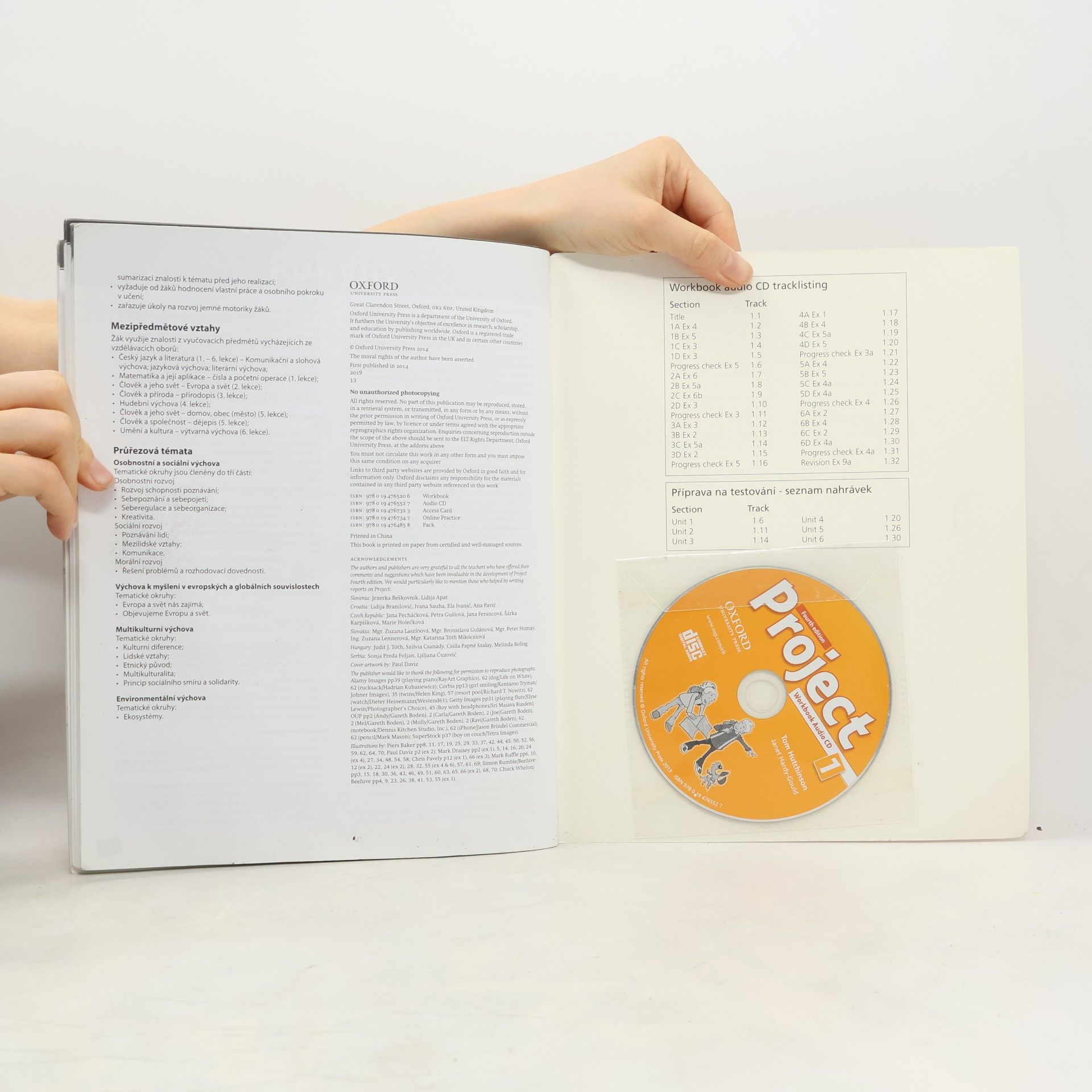 Tom Hutchinson Project 1 Fourth Edition pracovní sešit