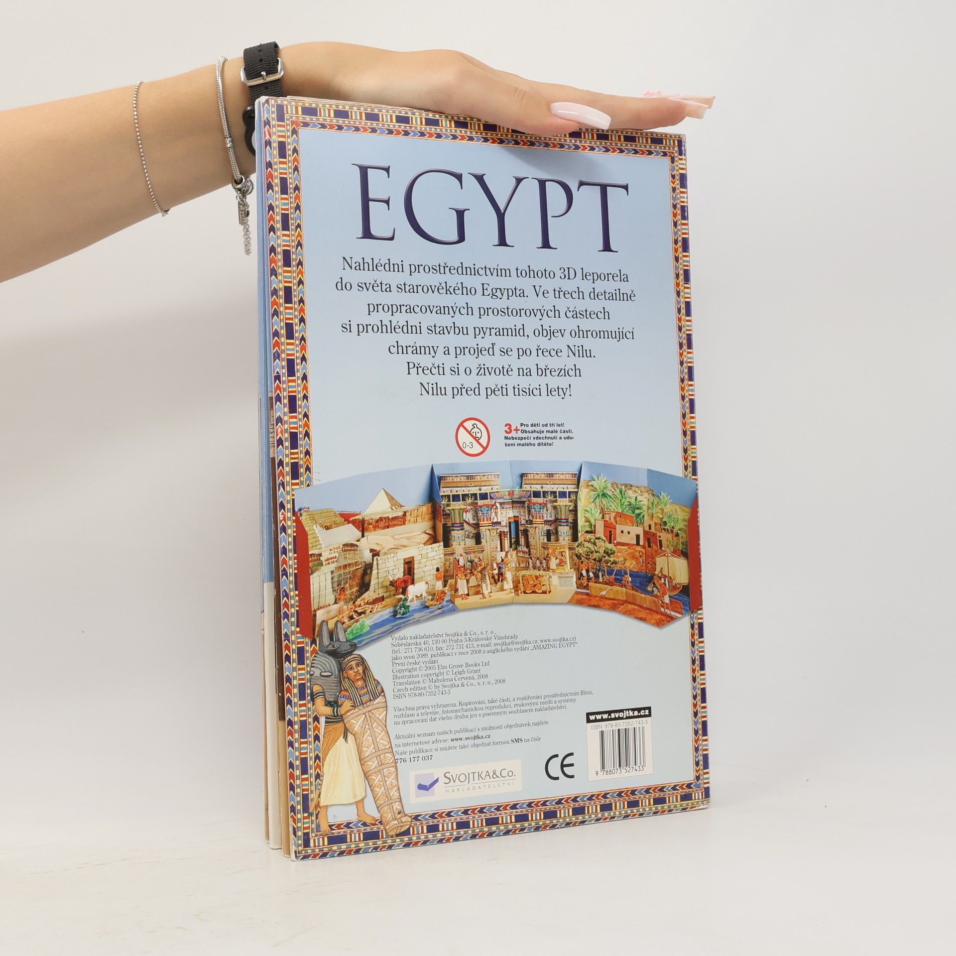 Leigh Grant Egypt: Prostorové leporelo: Fascinující historie starověké civilizace