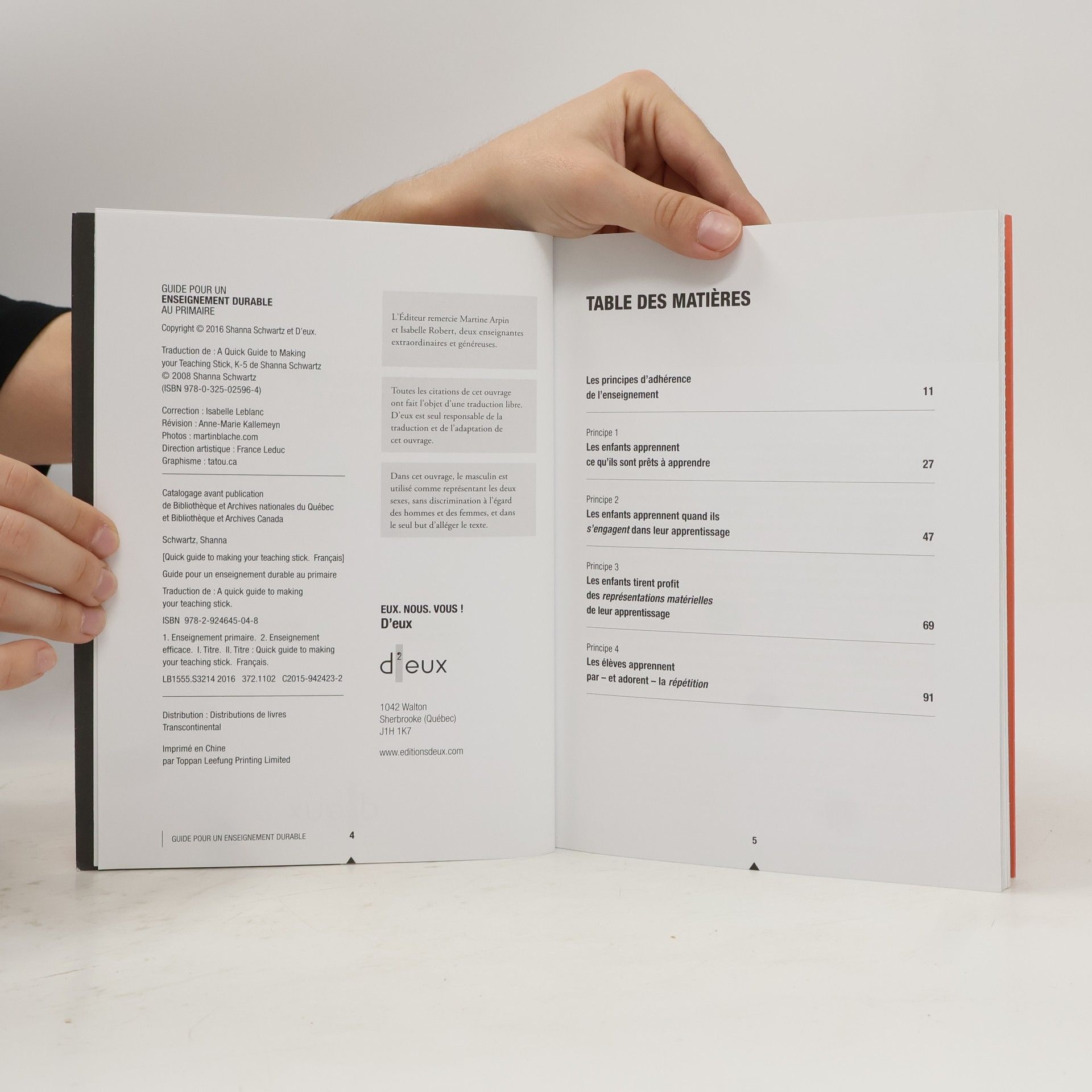 Shanna Schwartz Guide pour un enseignement durable au primaire