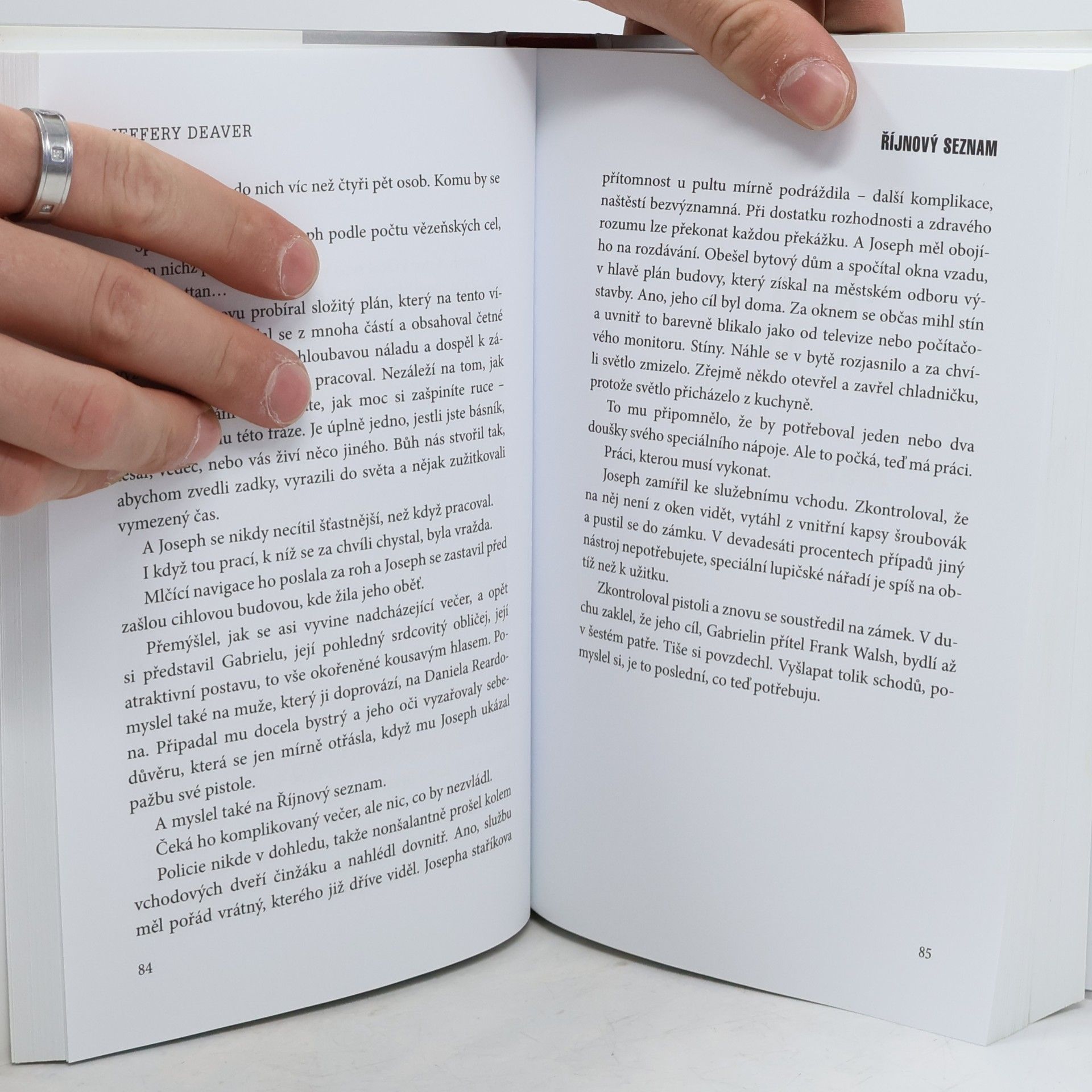 Jeffery Deaver Říjnový seznam