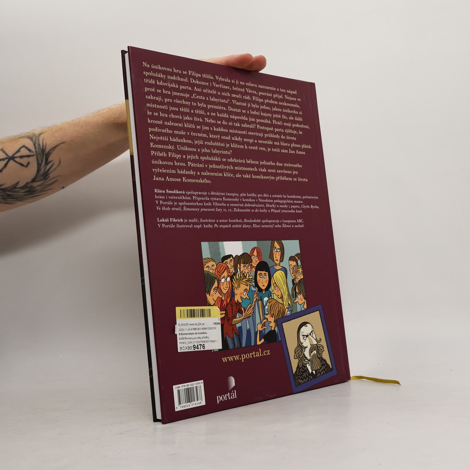 Klára Smolíková S Komenským do komiksu – Únikovka s Amosem