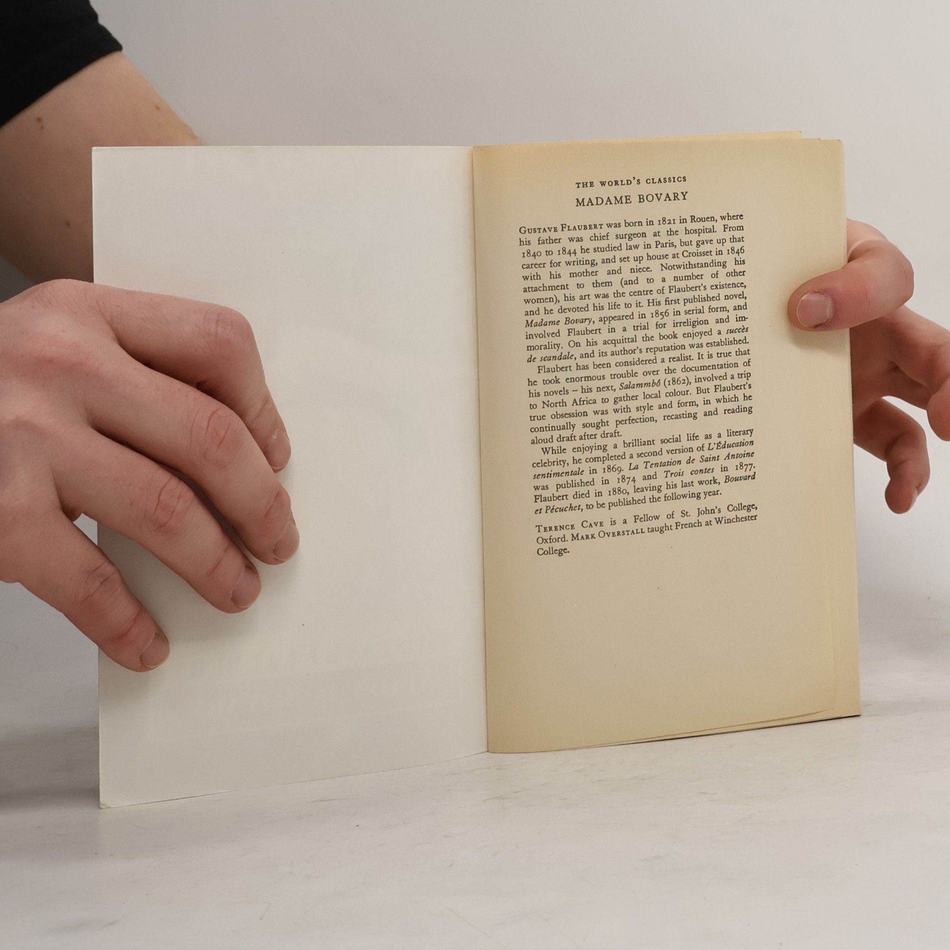 Gustave Flaubert World's Classics: Madame Bovary