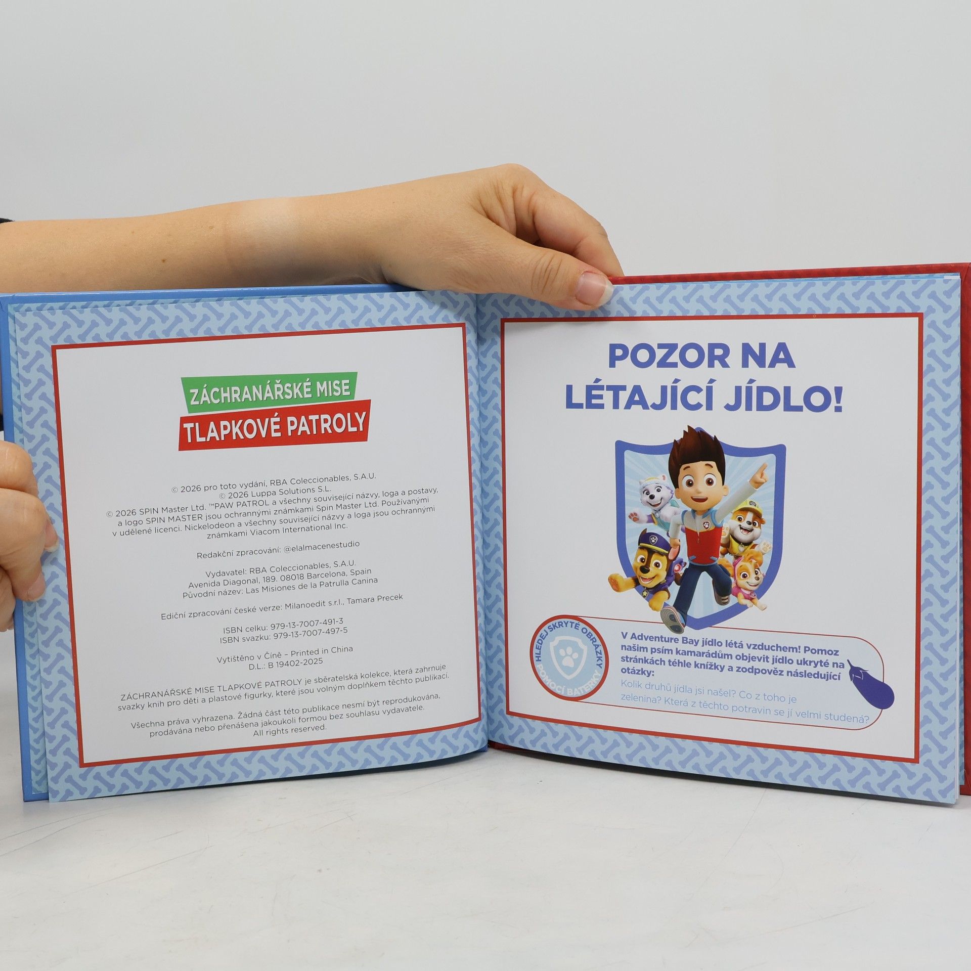 Autorenkollektiv Záchranářské mise Tlapkové patroly: Pozor na létající jídlo!