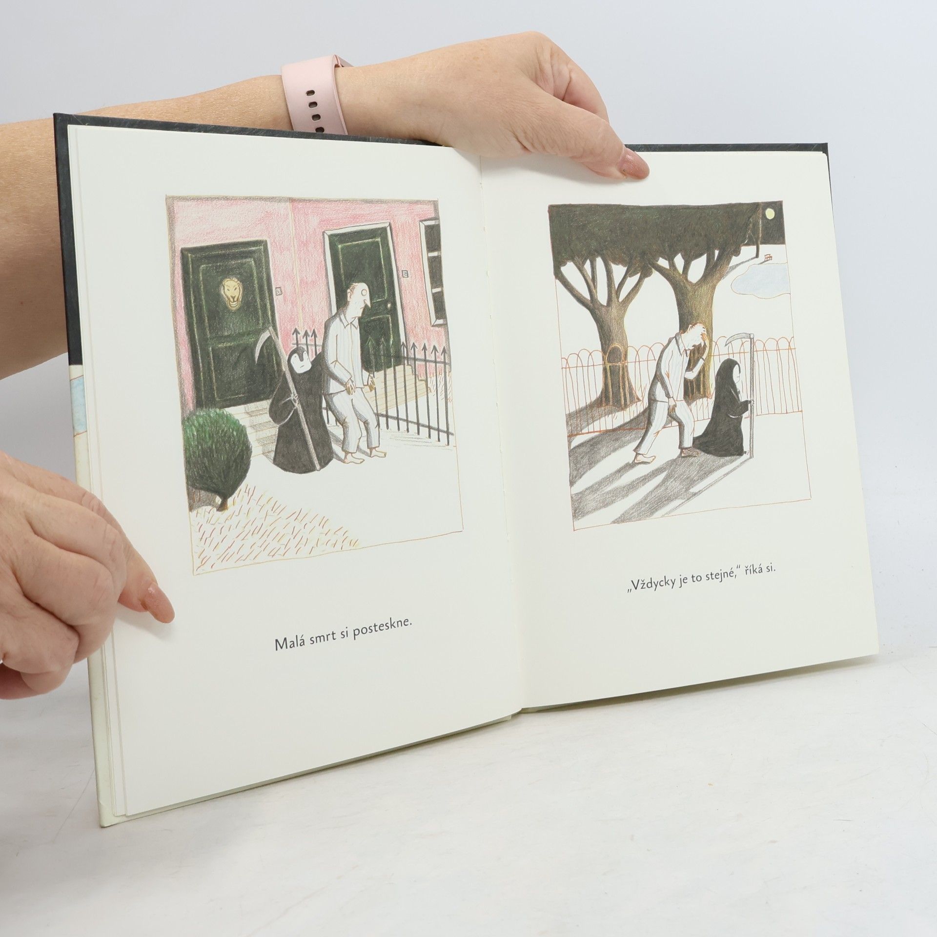 Kitty Crowther Návštěva malé smrti
