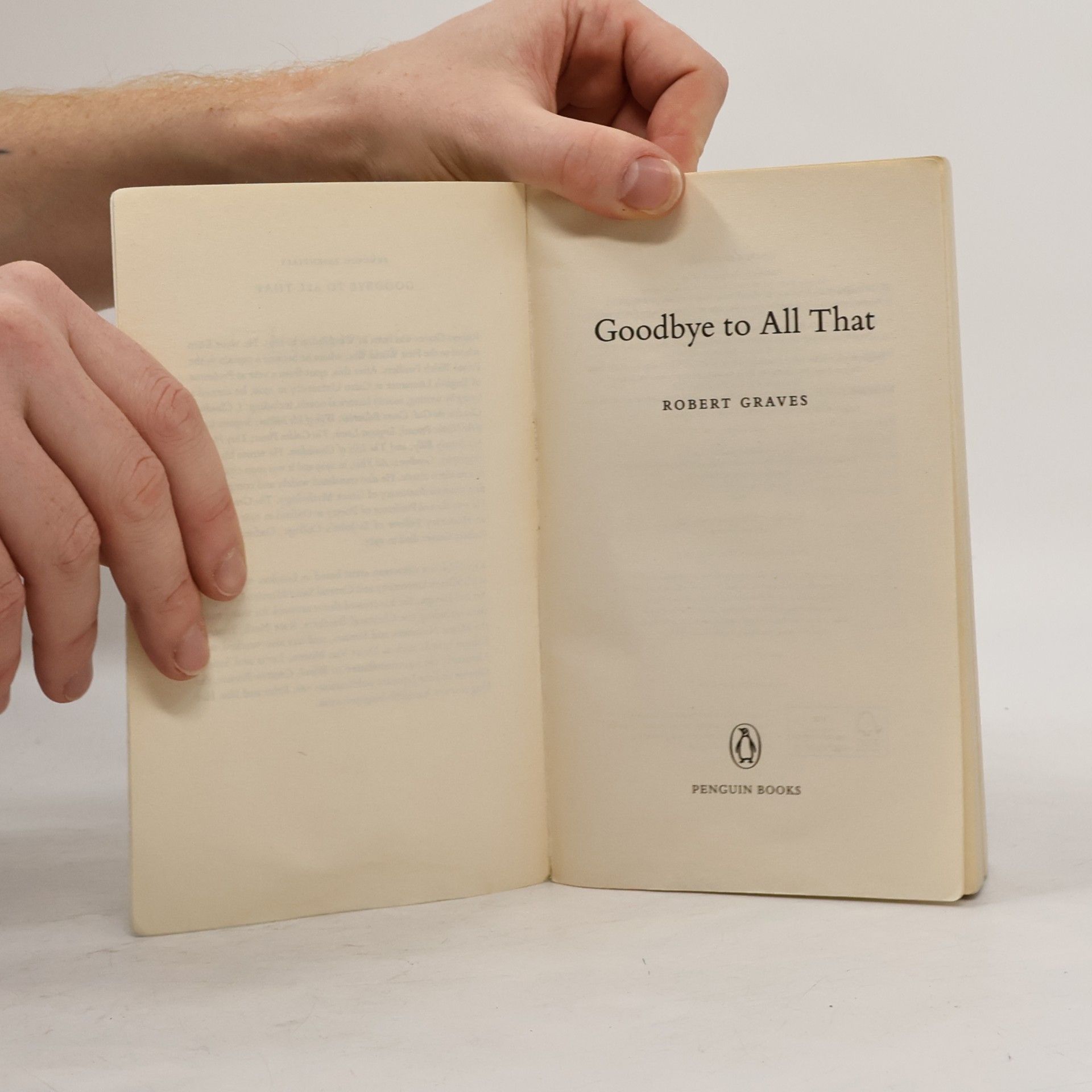 Robert von Ranke-Graves Penguin Essentials - 1: Goodbye to All That