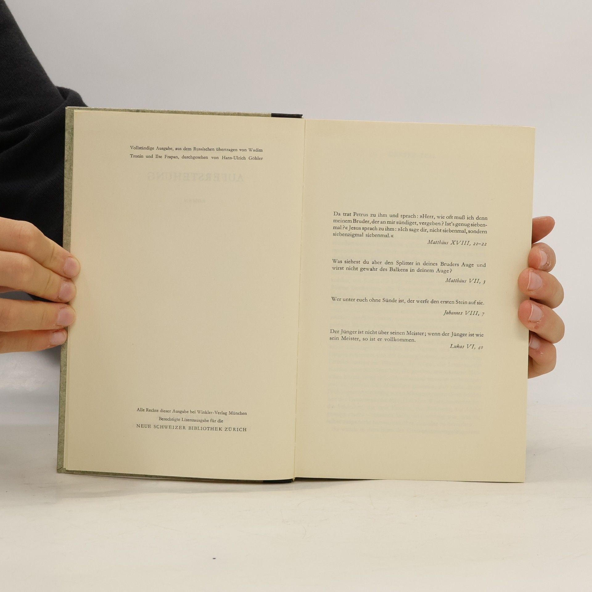 Lew Nikolajewitsch Tolstoi Auferstehung