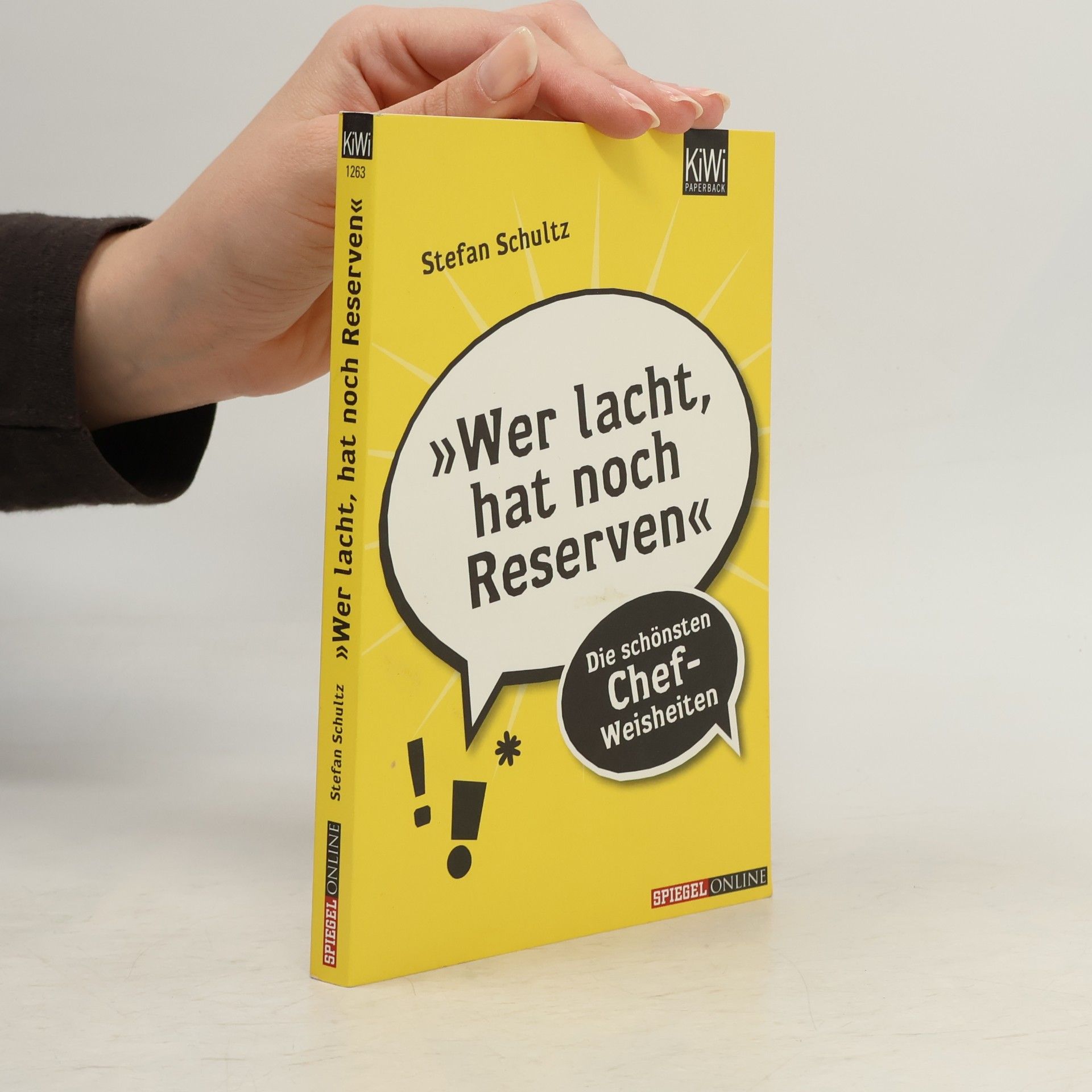 Stefan Schultz Wer lacht, hat noch Reserven