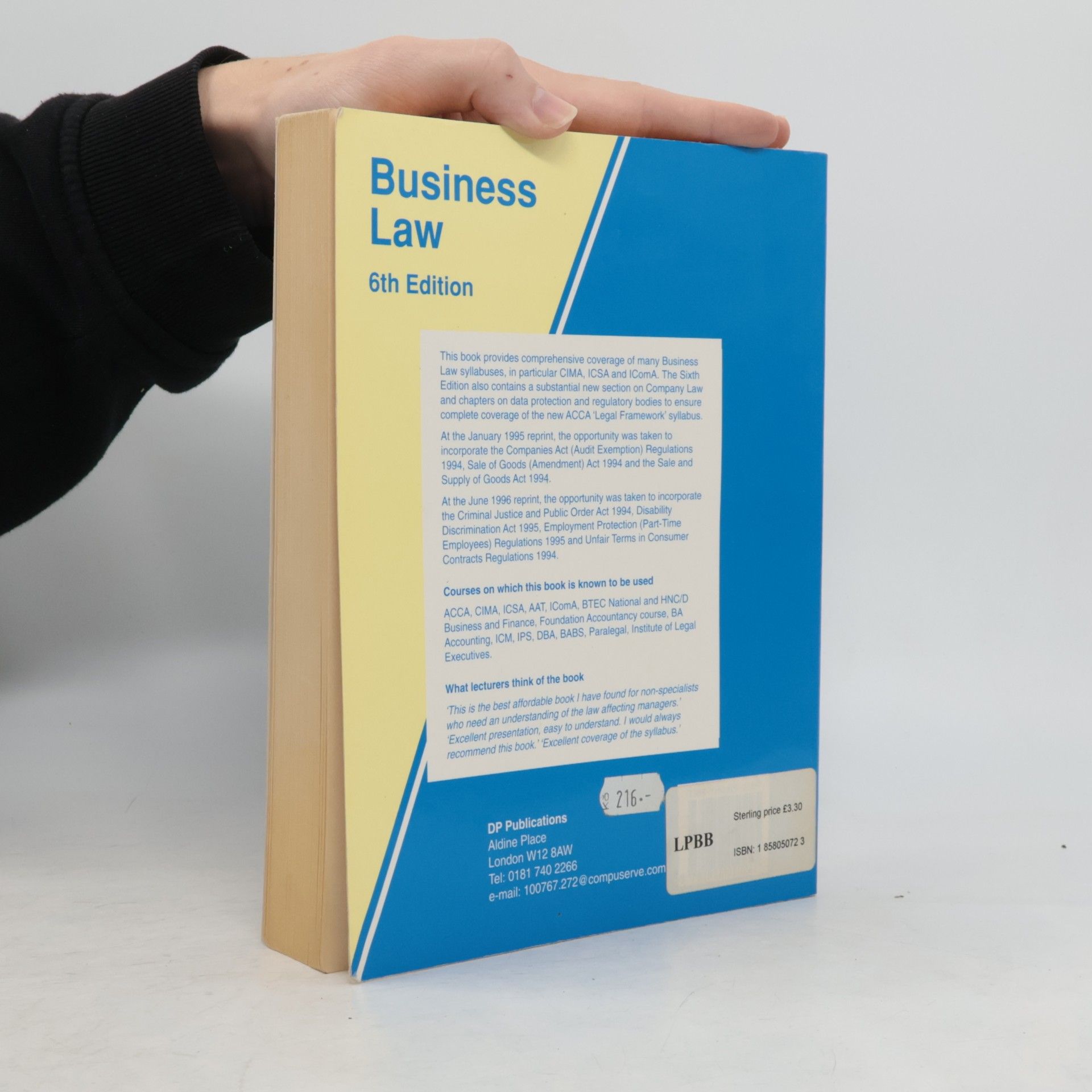 K.R. Abbott Business Law 6th Edition