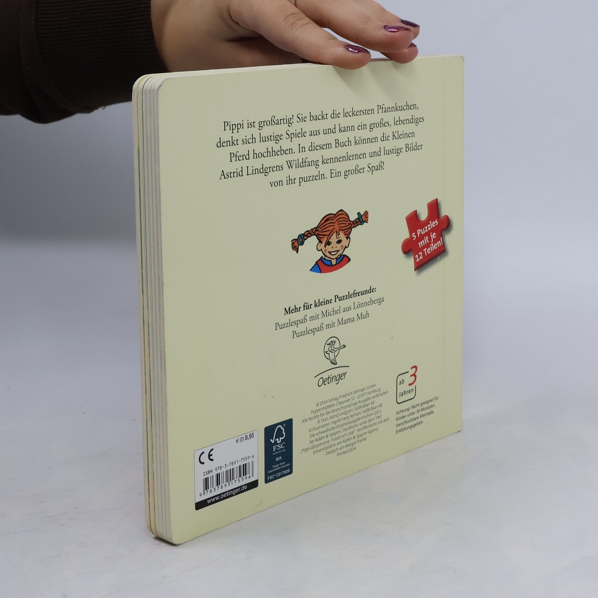 Ingrid Vang Nyman Puzzlespaß mit Pippi Langstrumpf
