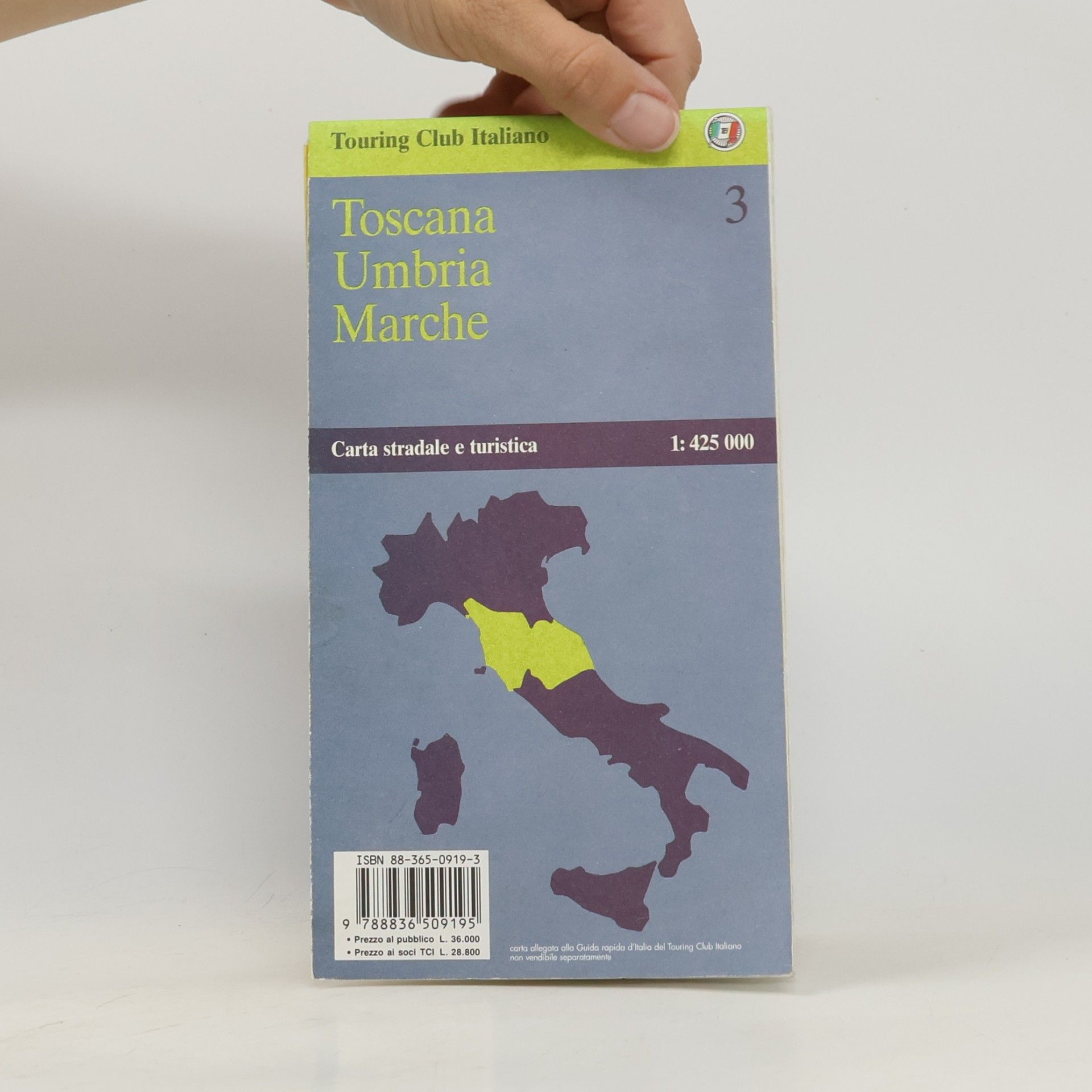 Guida rapida d'Italia - 3: Toscana, Umbria, Marche. Con cartina