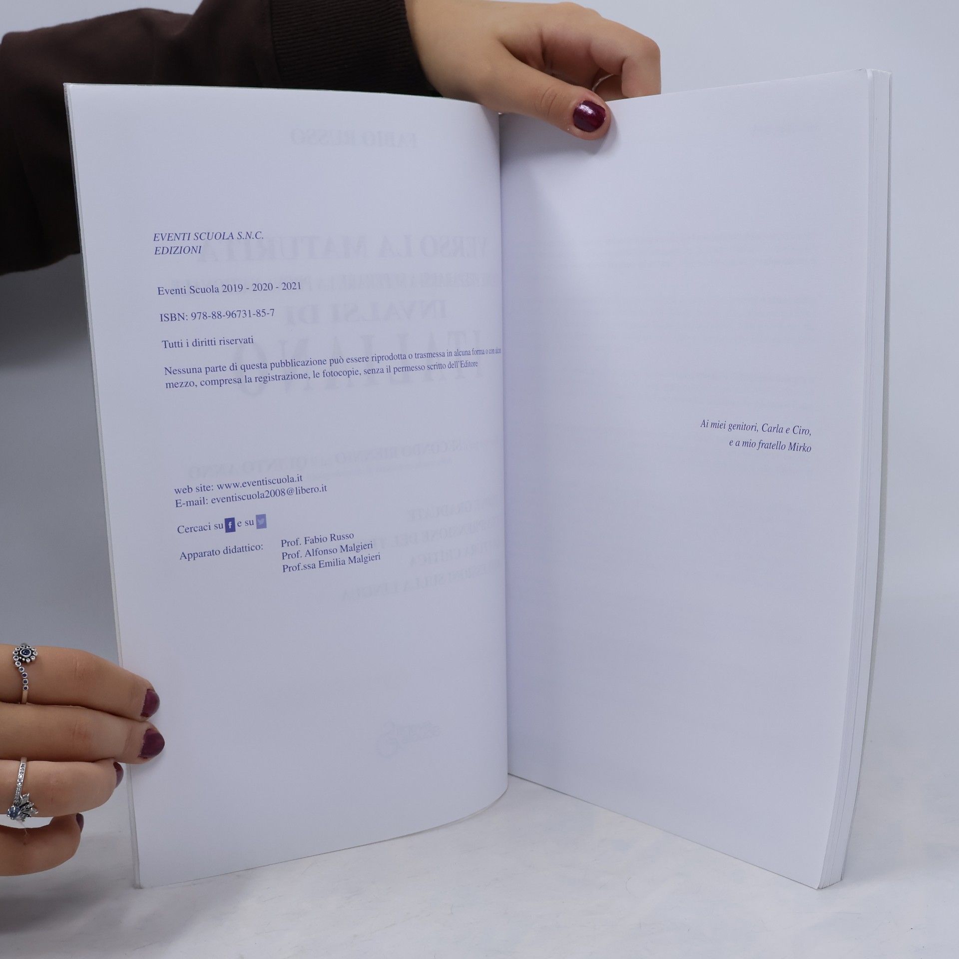 Fabio Russo Prove Nazionali Invalsi: Verso la maturità. Come prepararsi a superare la prova nazionale Invalsi di italiano. Esercitazioni, per il secondo biennio ed il quinto anno della scuola secondaria di secondo grado.
