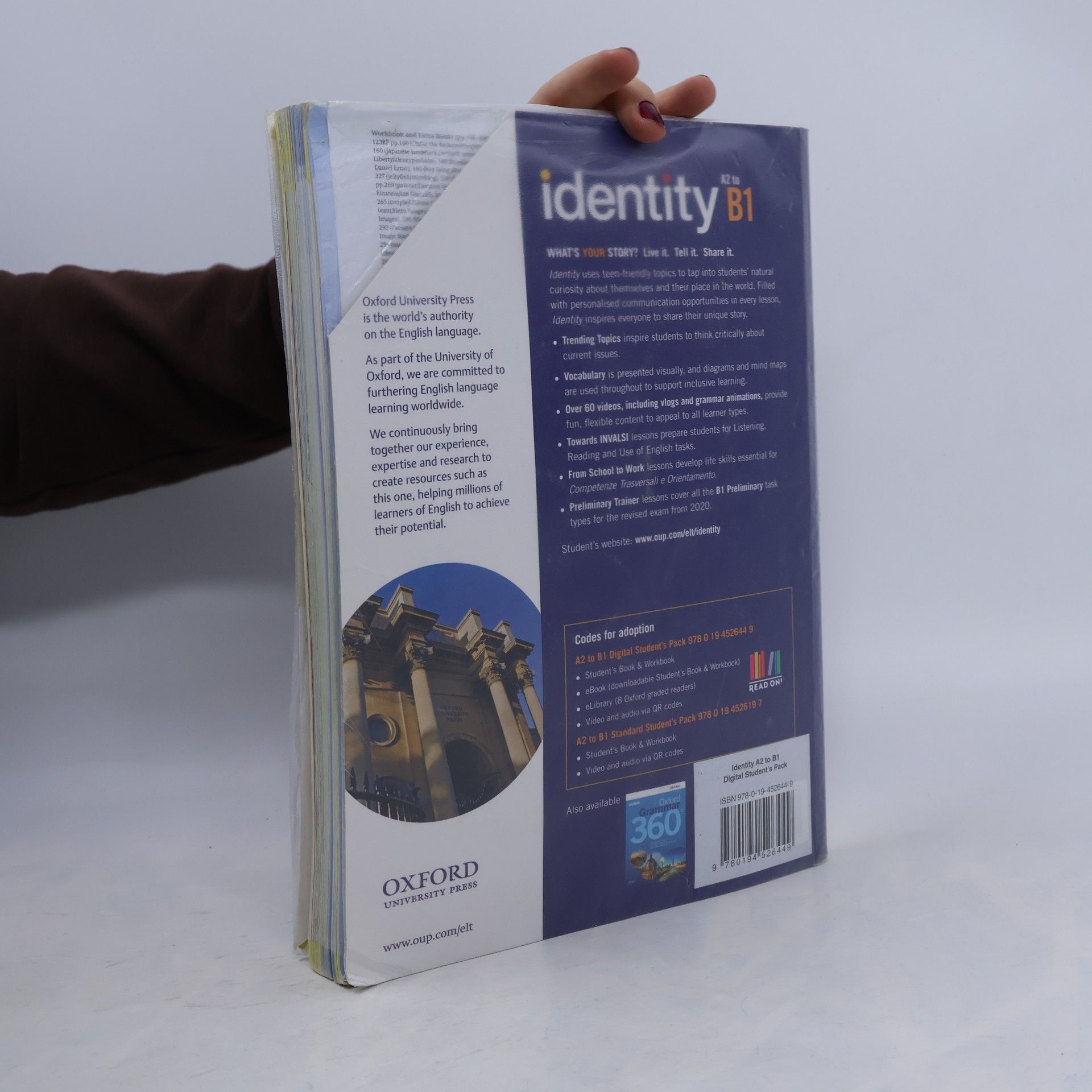Carla Leonard Identity A2 to B1