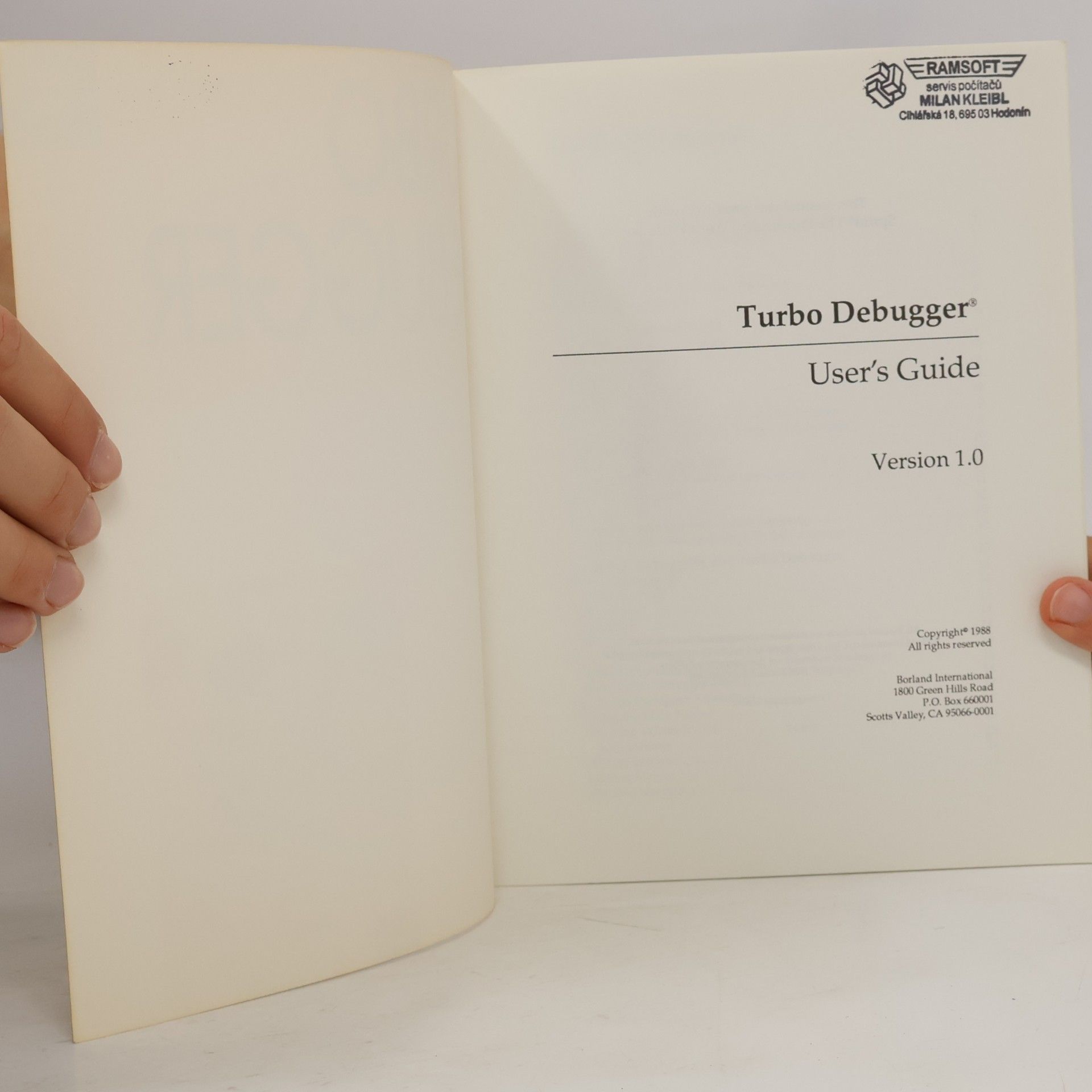 Collectif d'auteurs Turbo Debugger. User's Guide