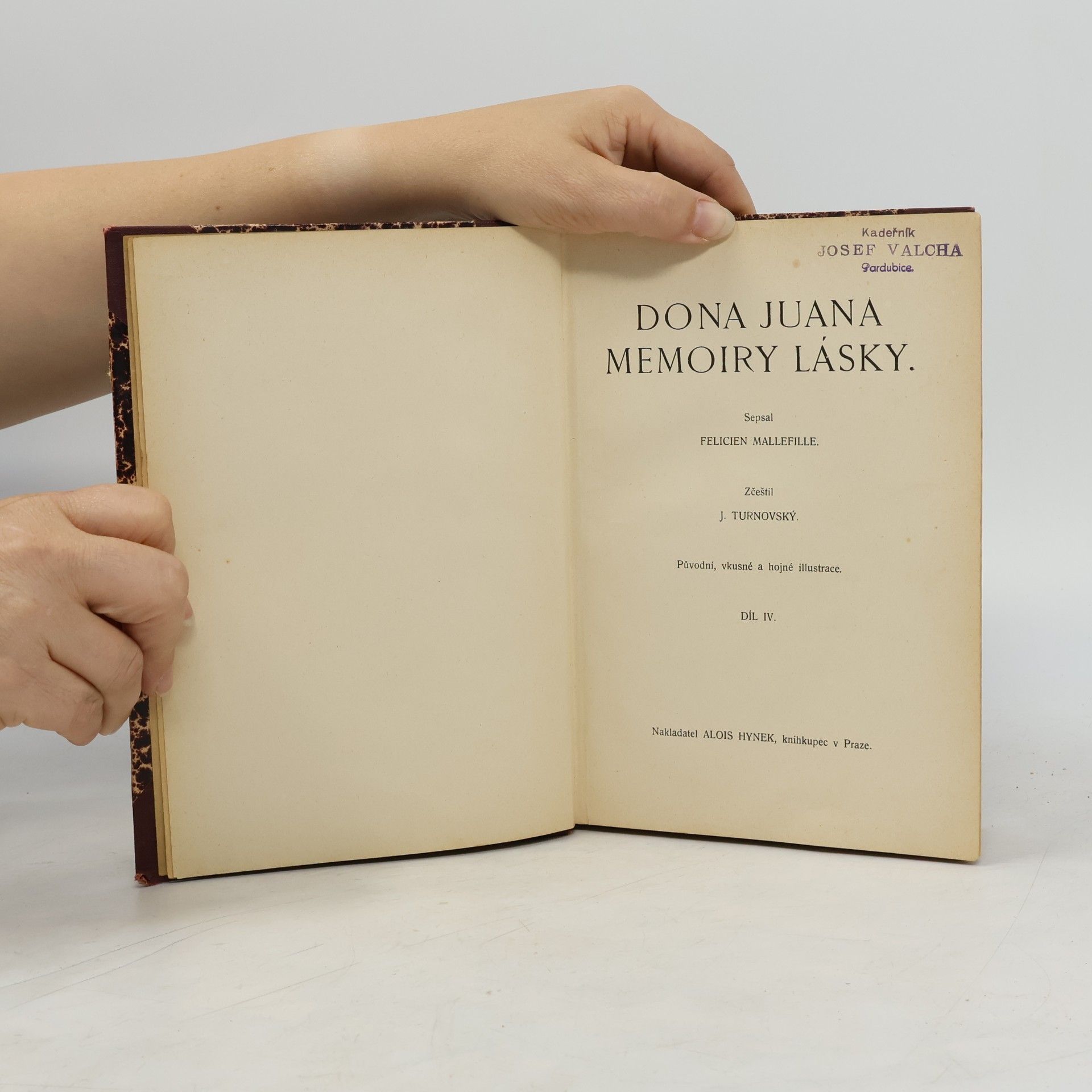 Félicien Mallefille Dona Juana memoiry lásky IV.