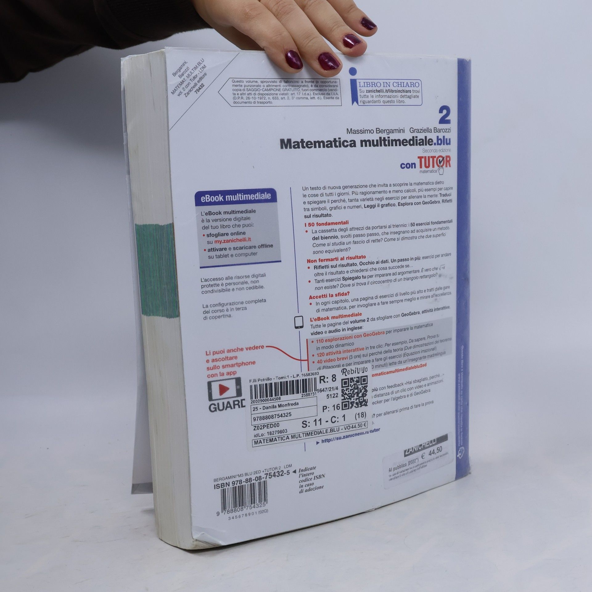 Massimo Bergamini Matematica multimediale.blu 2