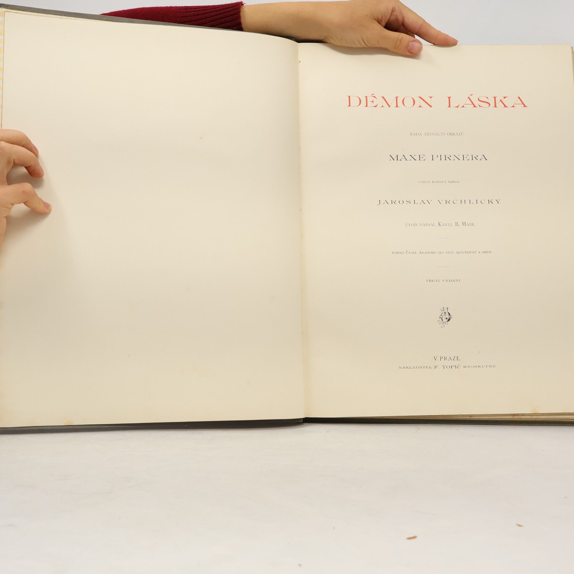 Maxmilián Pirner Démon láska