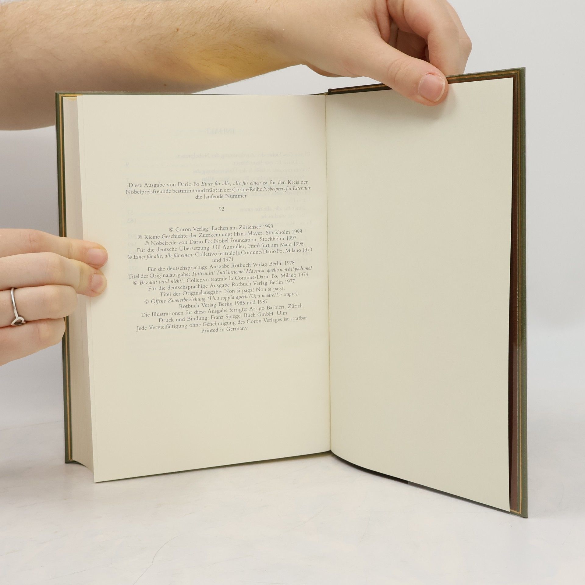 Autorenkollektiv Nobelpreis für Literatur 1995-1997
