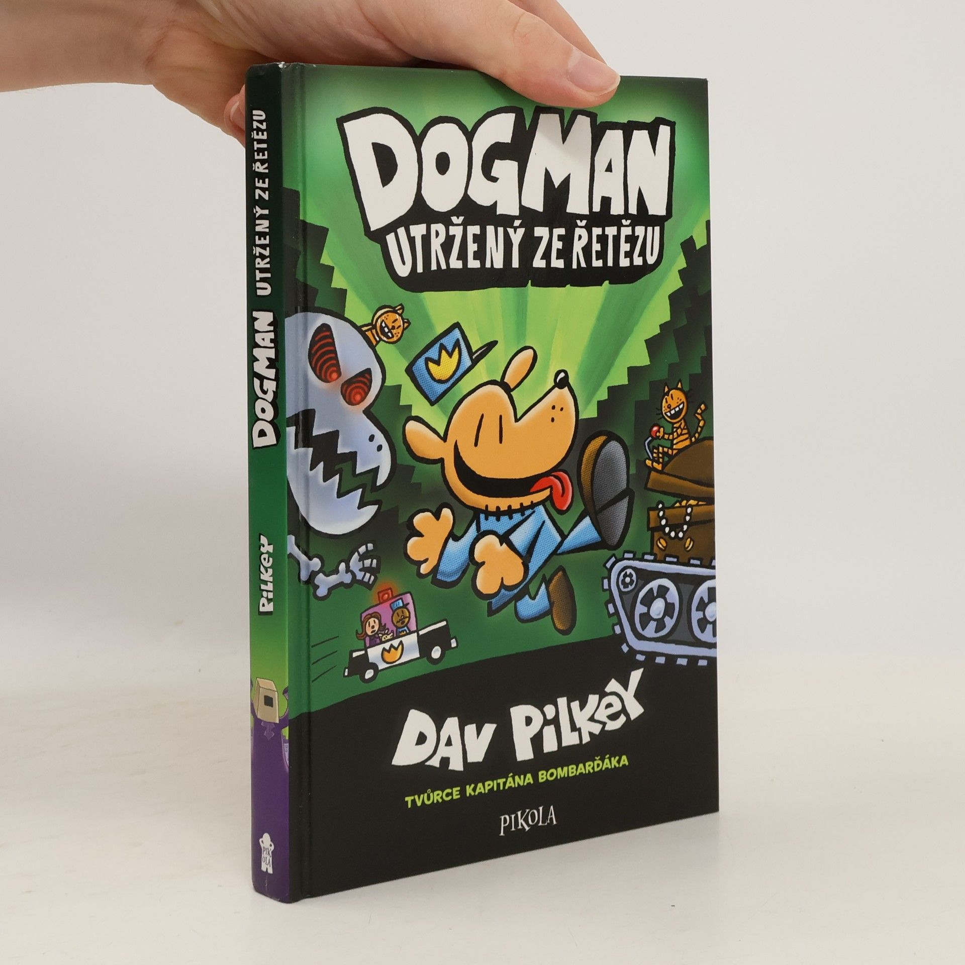 Dav Pilkey Dogman utržený ze řetězu