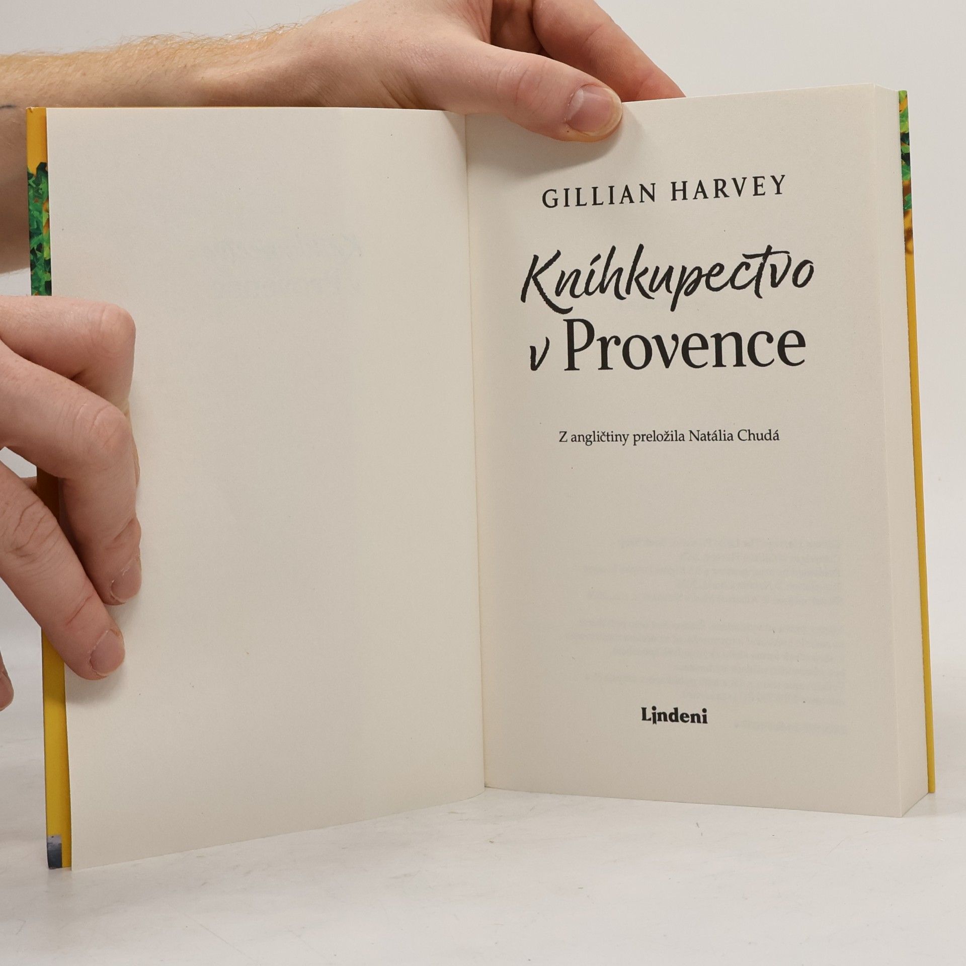 Gillian Harvey Kníhkupectvo v Provence