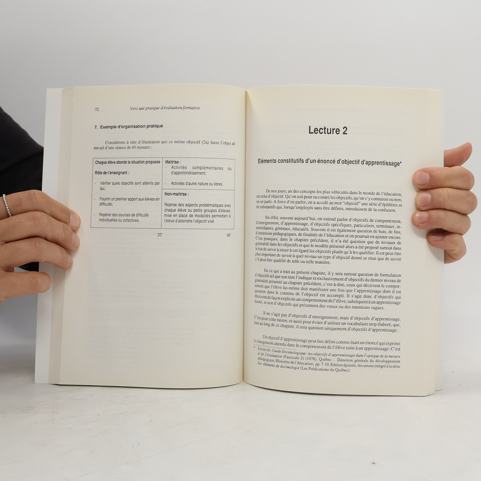 Linda K. Allal Vers une pratique de l'évaluation formative