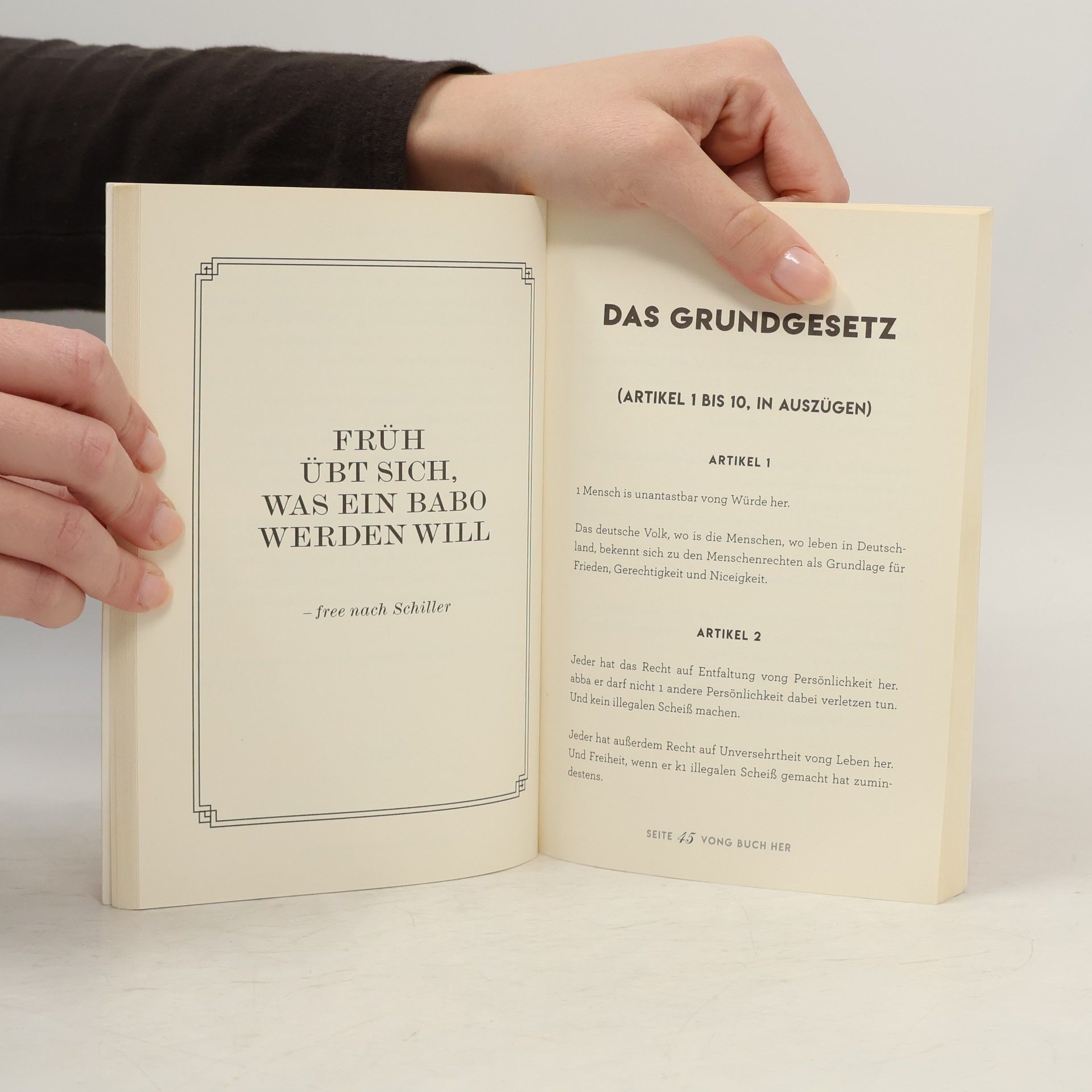 Rolfgang vong Goethe Hallo i bims der Faust!