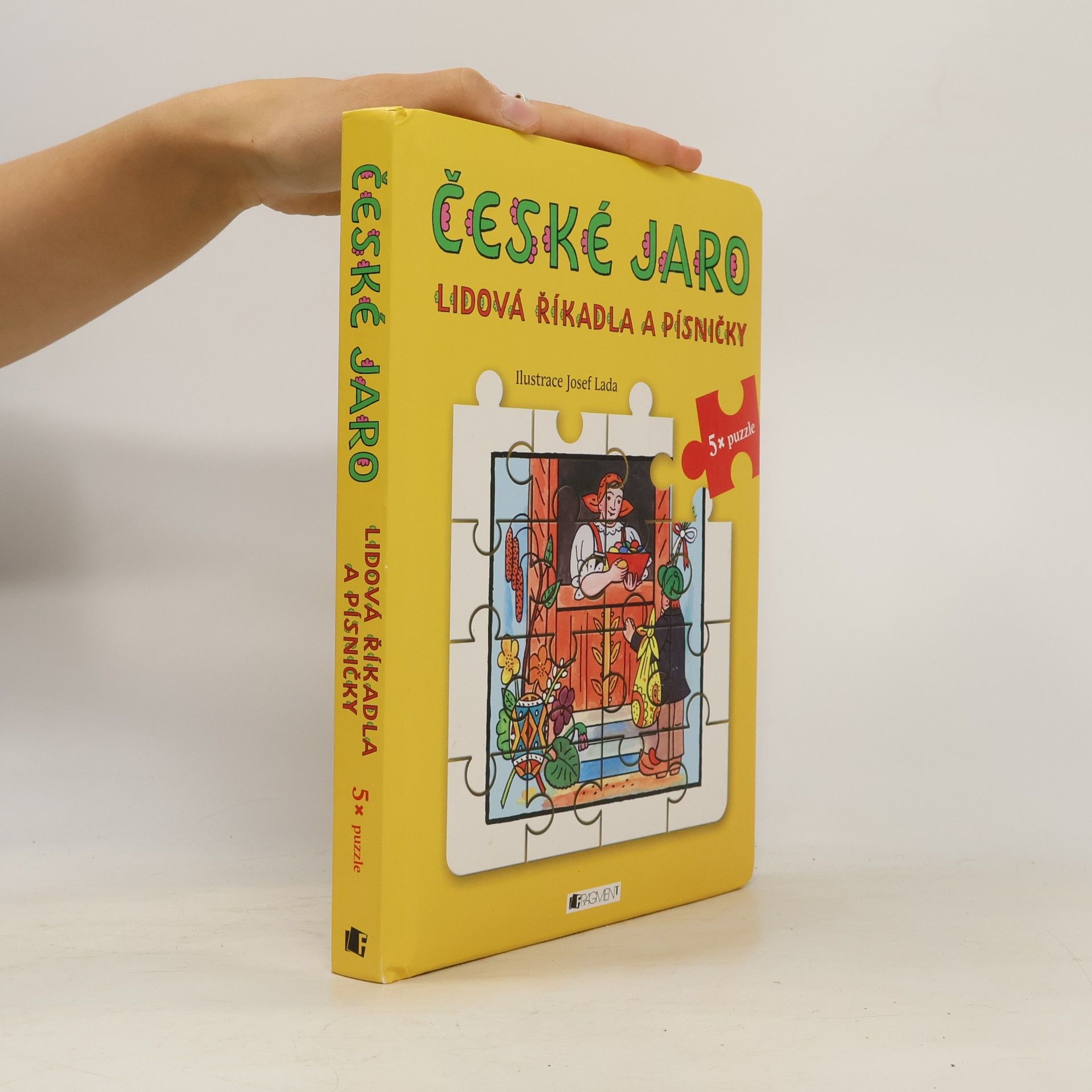 Josef Lada Lidová říkadla a písničky s puzzle - České jaro
