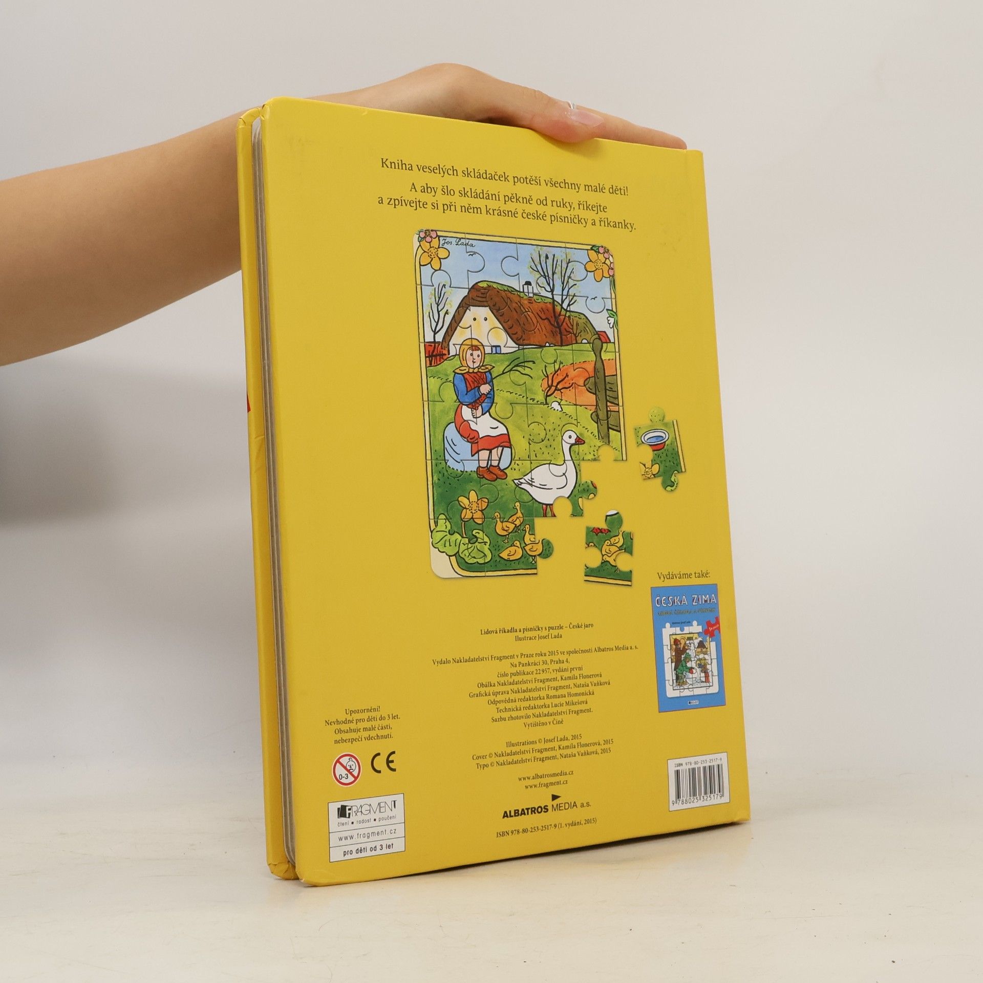 Josef Lada Lidová říkadla a písničky s puzzle - České jaro
