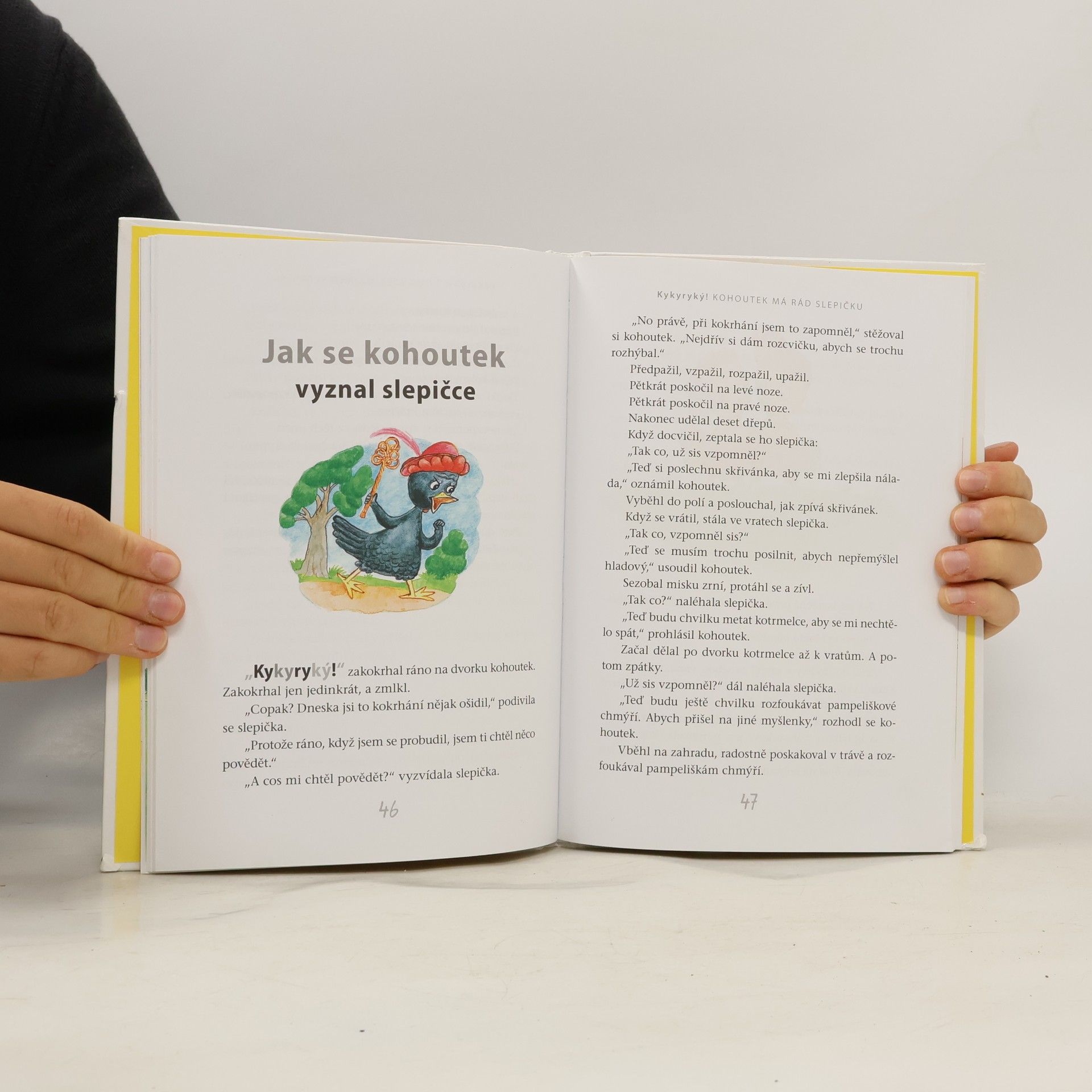 Michal Černík Kykyryký! Kohoutek má rád slepičku: pohádky o kohoutkovi a slepičce
