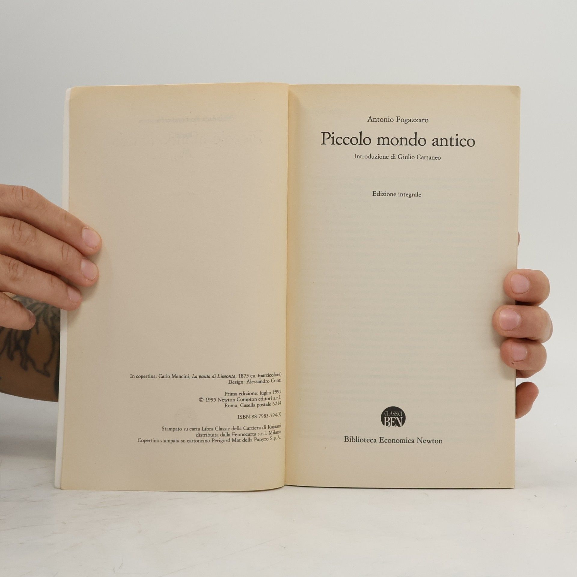 Antonio Fogazzaro Piccolo mondo antico