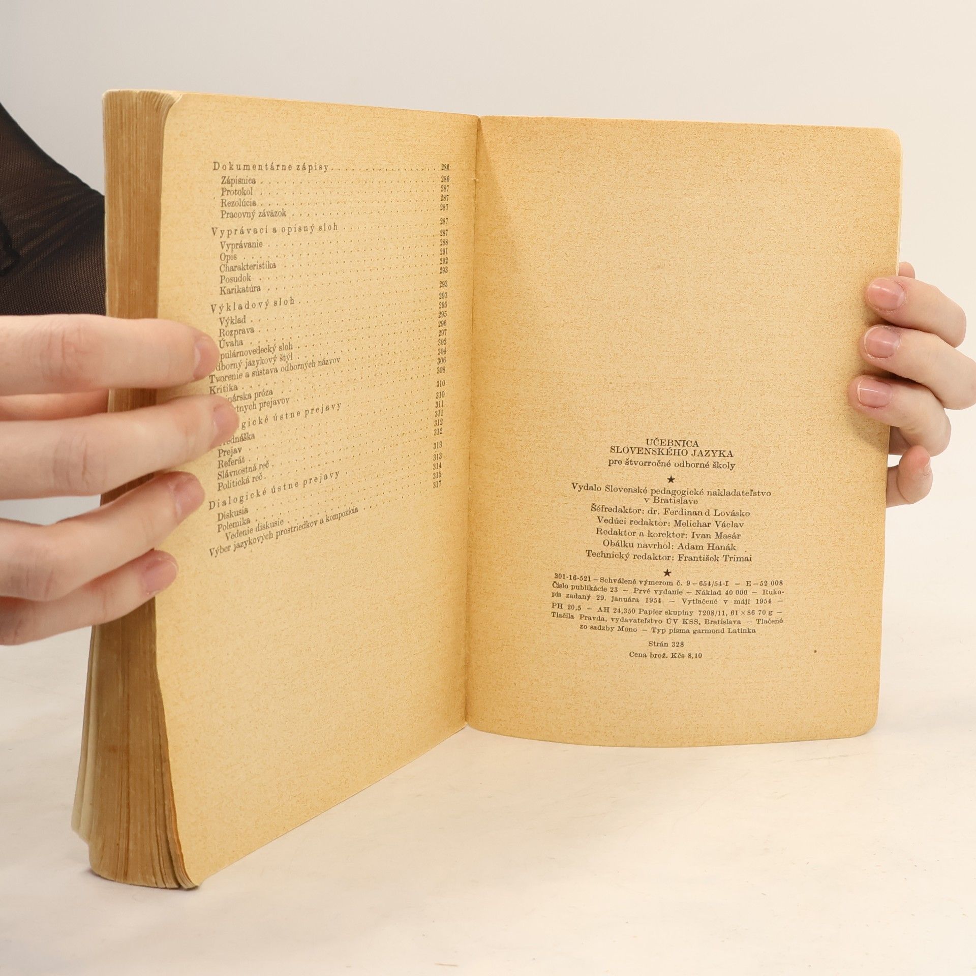 Various authors Učebnica slovenského jazyka pre štvorročné odborné školy