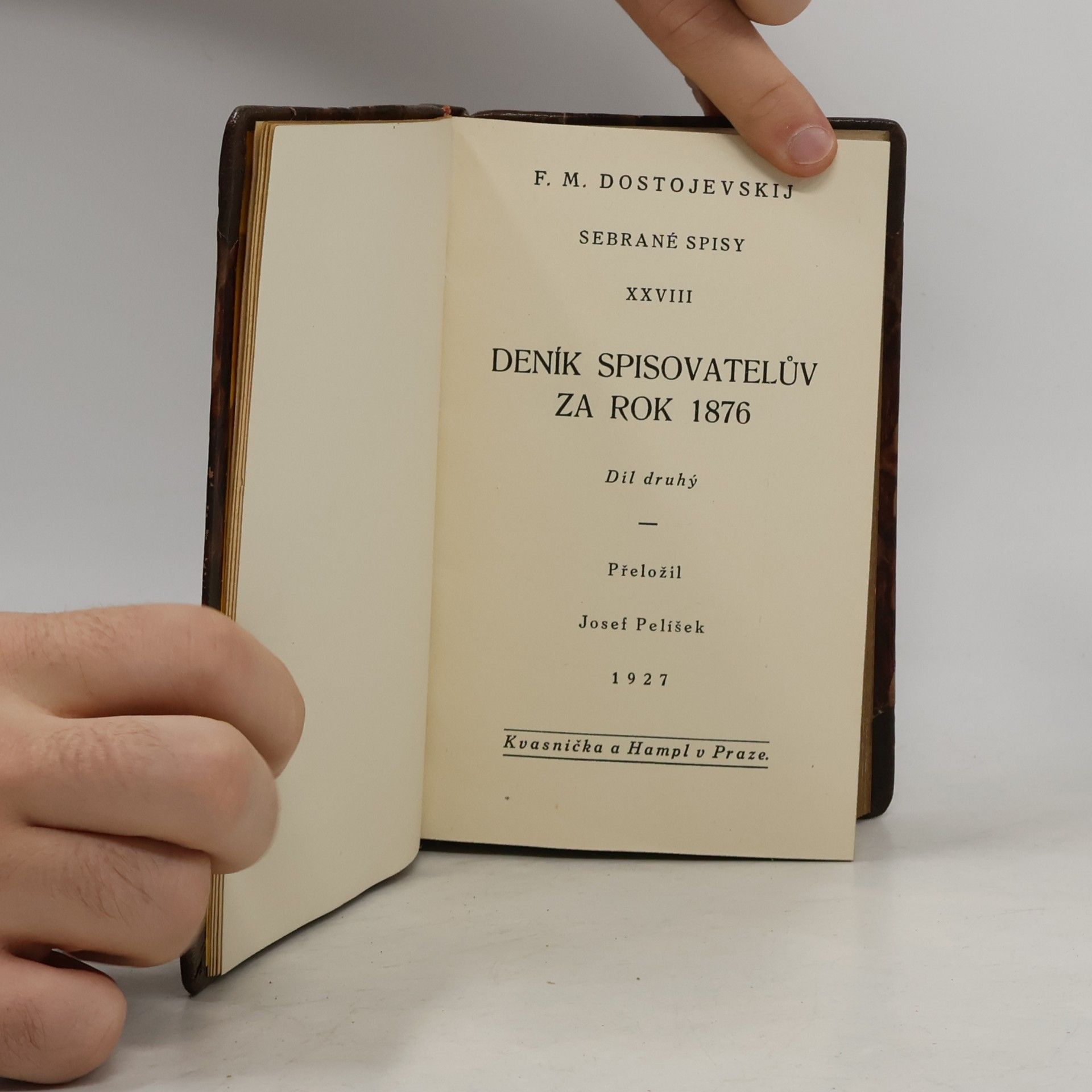 Fjodor Michailowitsch Dostojewski Sebrané spisy 28-29. Deník spisovatelův za rok 1876