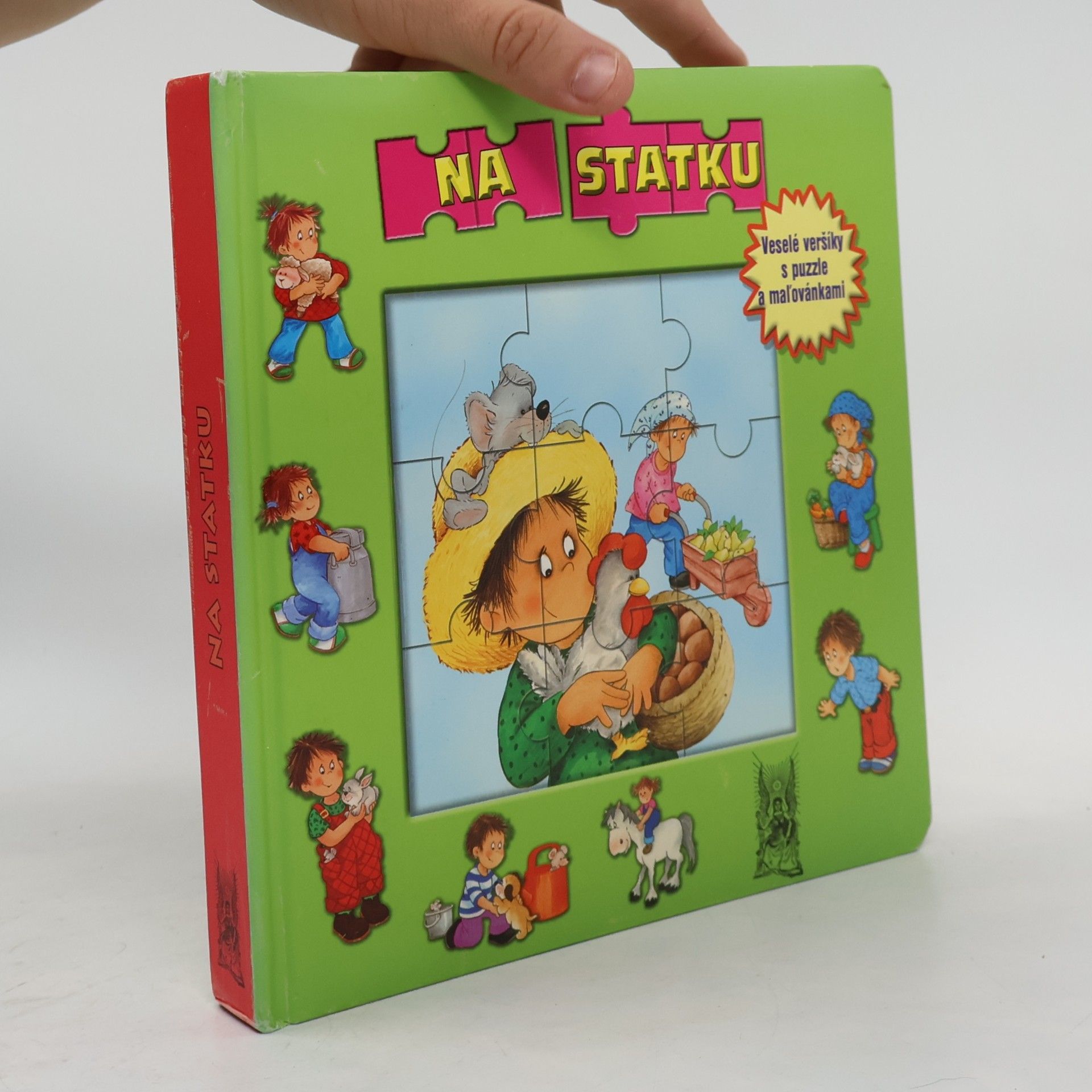 Tatiana Dunajová Na statku : veselé veršíky s puzzle a maľovánkami