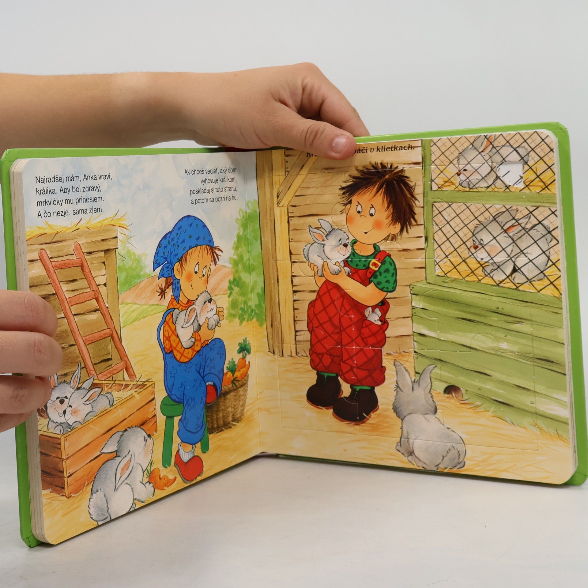 Tatiana Dunajová Na statku : veselé veršíky s puzzle a maľovánkami