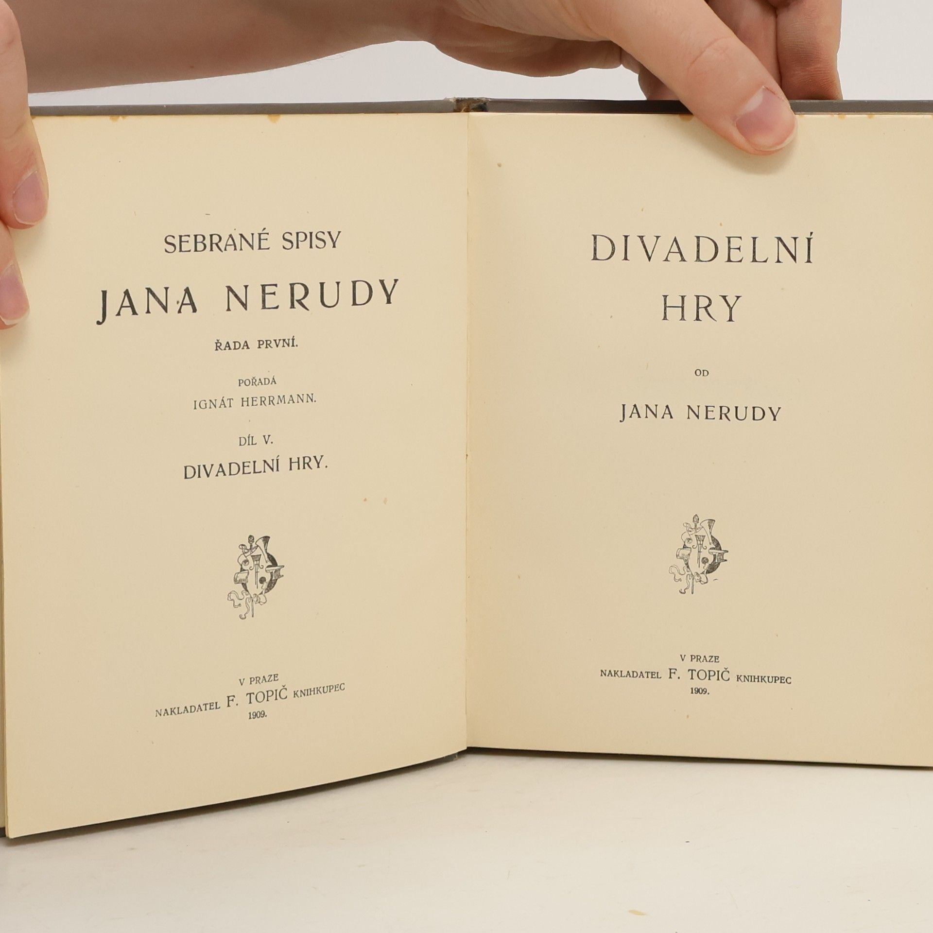 Jan Neruda Divadelní hry V.