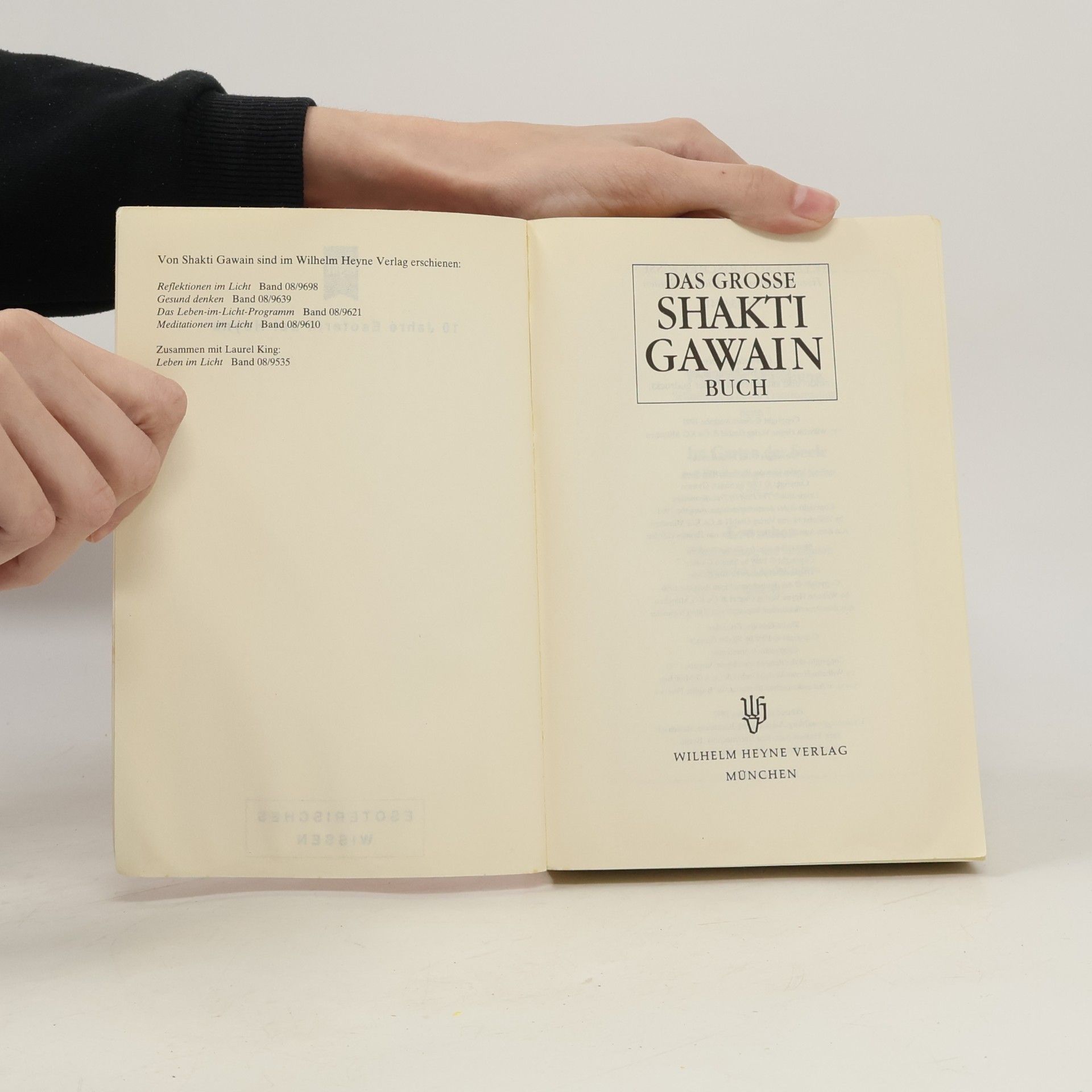 Shakti Gawain Das grosse Shakti-Gawain Buch