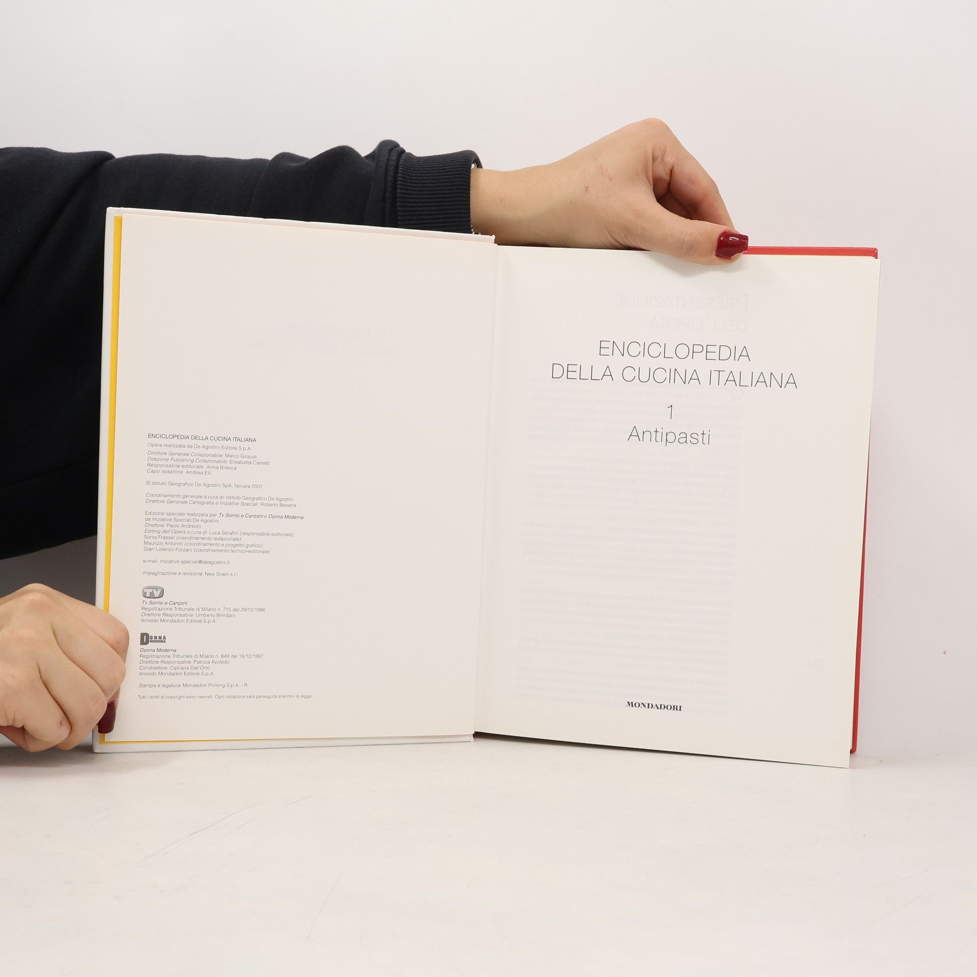 Arnoldo Mondadori L'Enciclopedia della Cucina Italiana. Antipasti 1